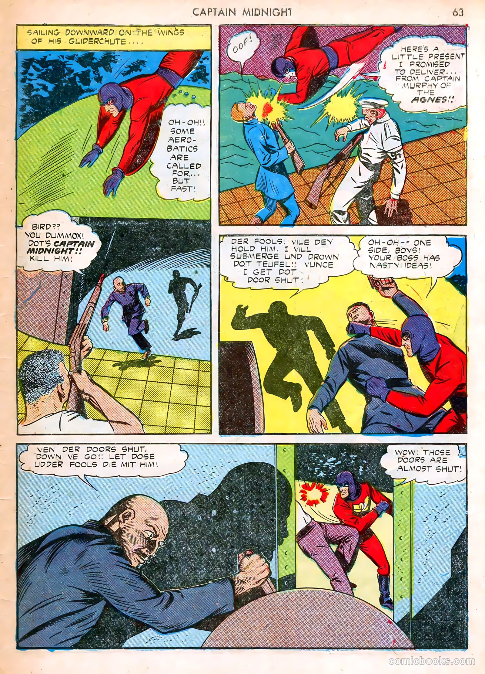 Captain Midnight #12 — page 63 of 68