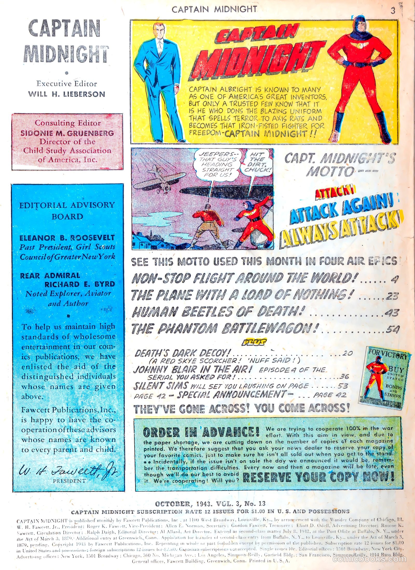 Captain Midnight #13 — page 3 of 67