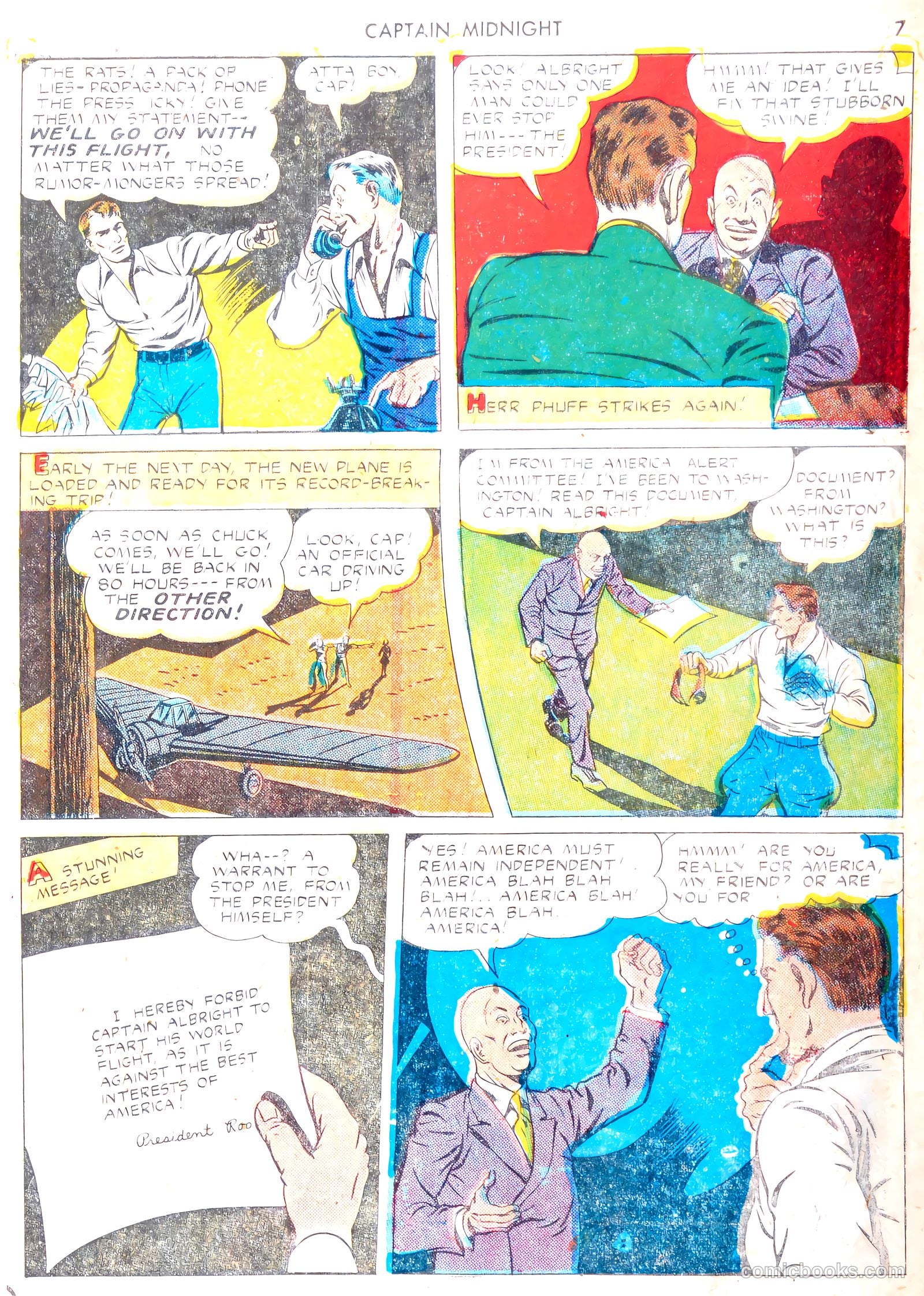 Captain Midnight #13 — page 7 of 67