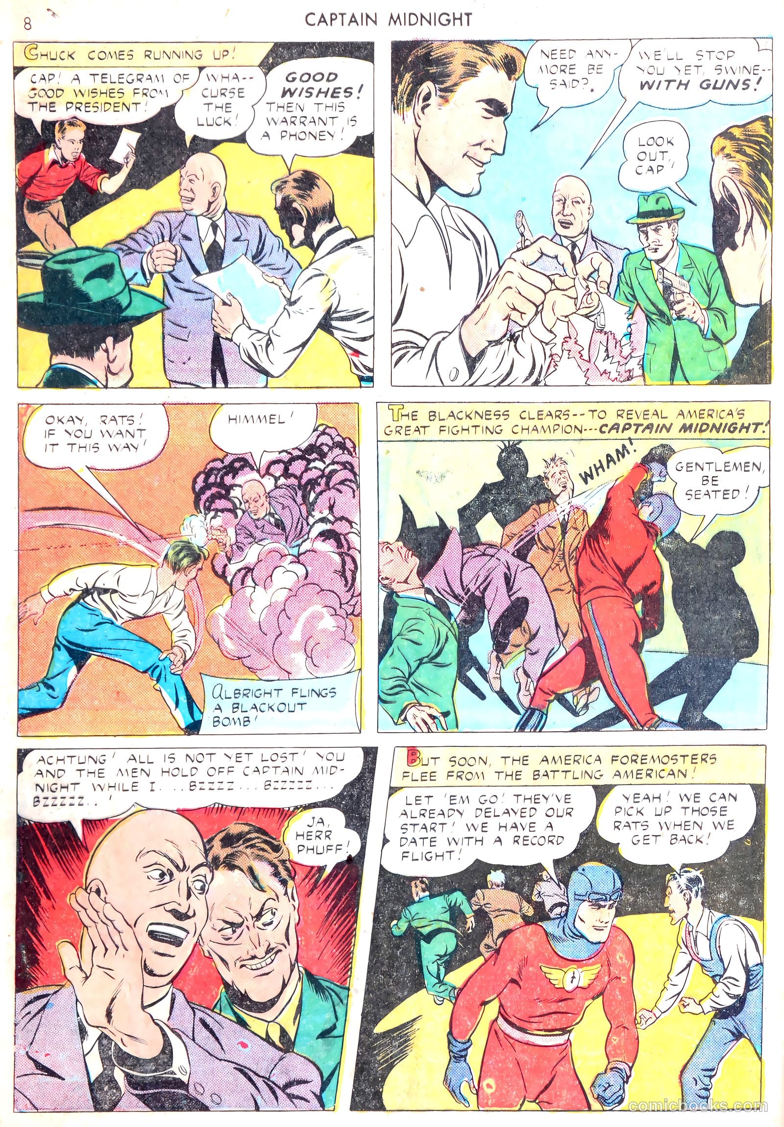Captain Midnight #13 — page 8 of 67