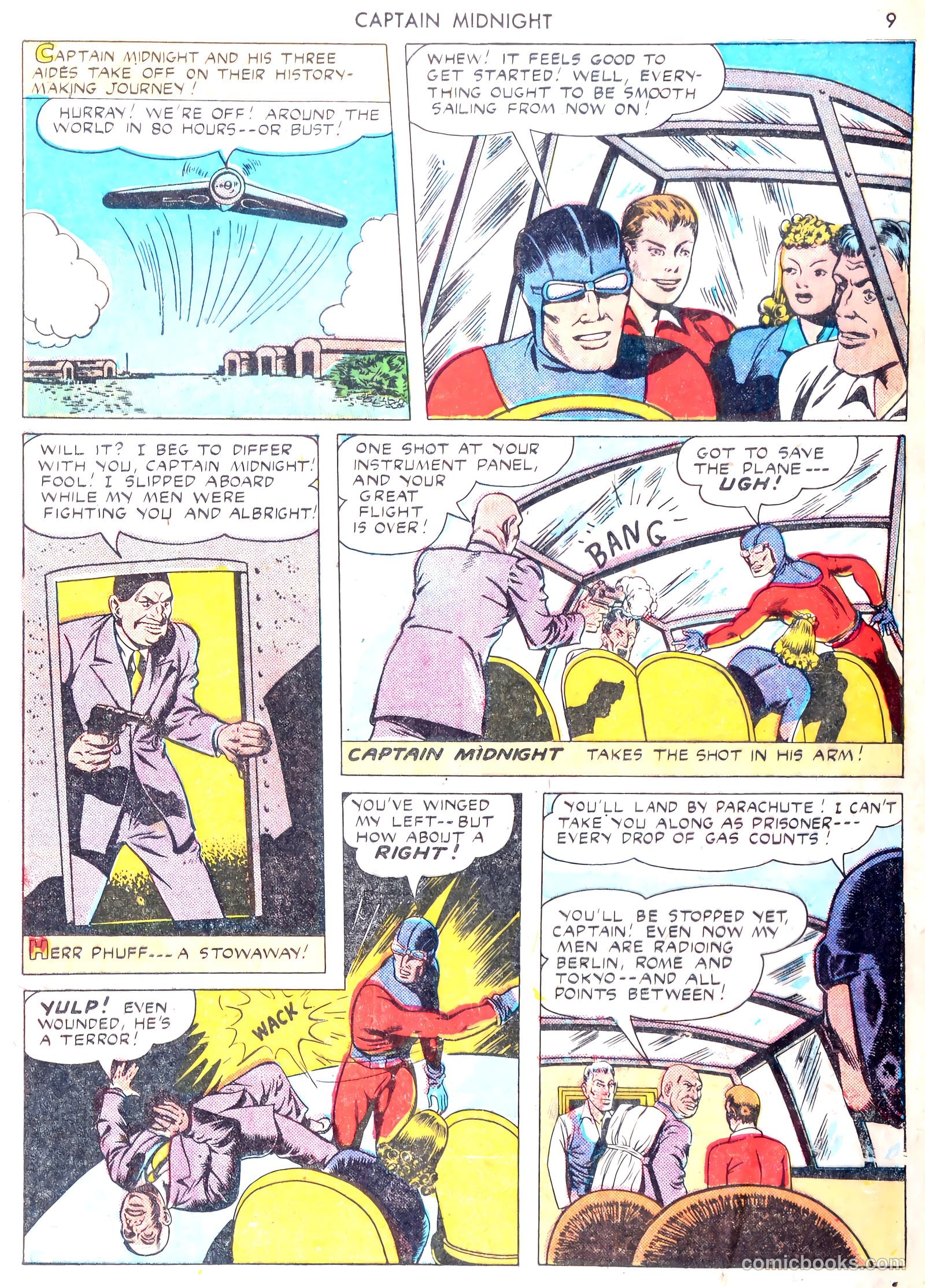 Captain Midnight #13 — page 9 of 67