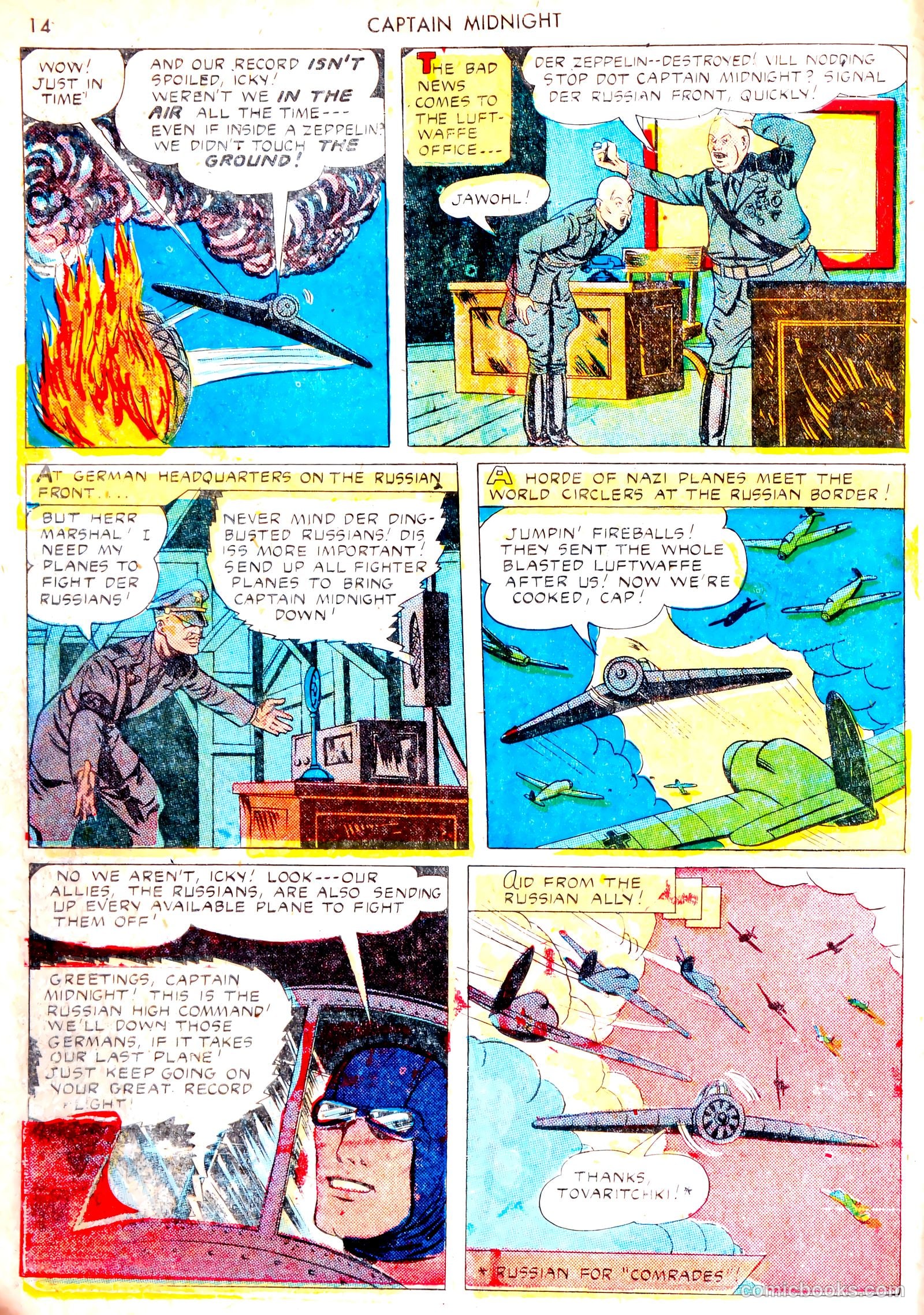 Captain Midnight #13 — page 14 of 67