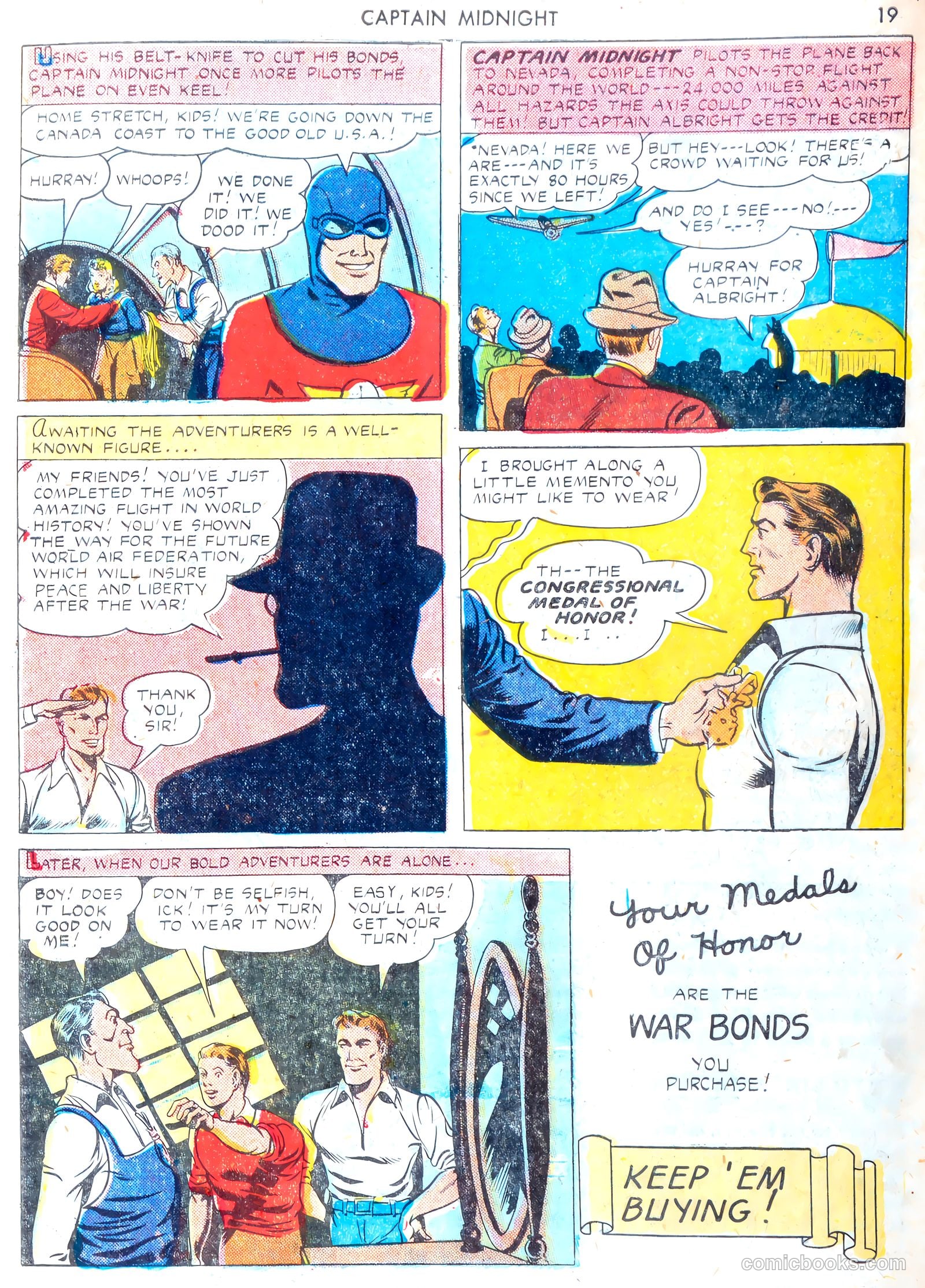 Captain Midnight #13 — page 19 of 67