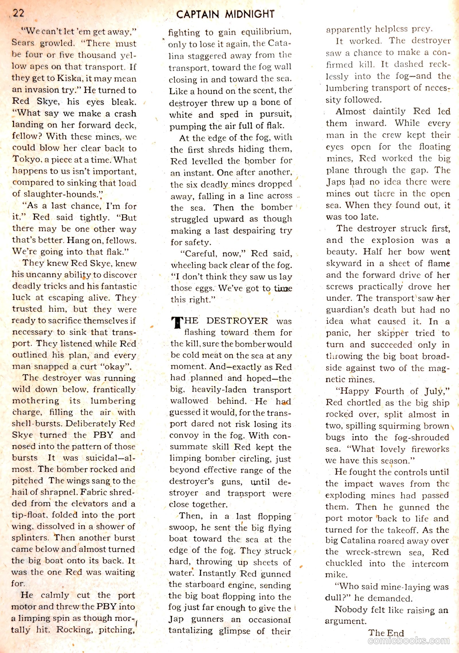 Captain Midnight #13 — page 21 of 67