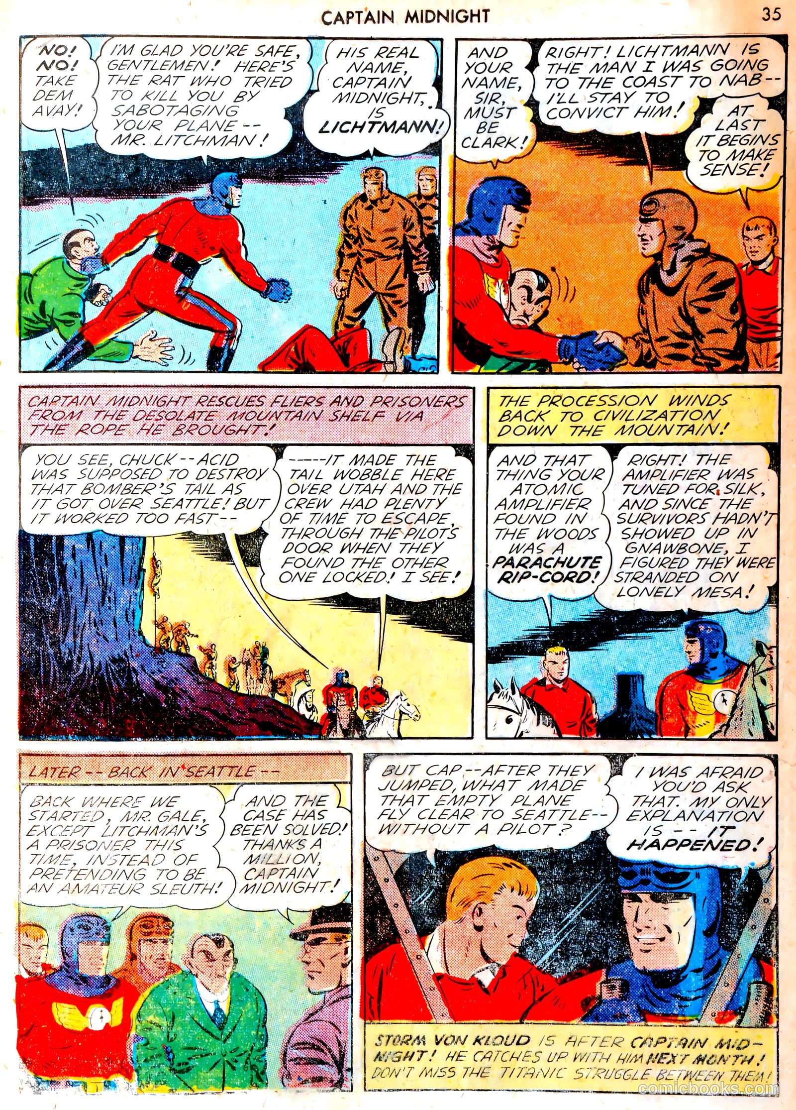 Captain Midnight #13 — page 34 of 67