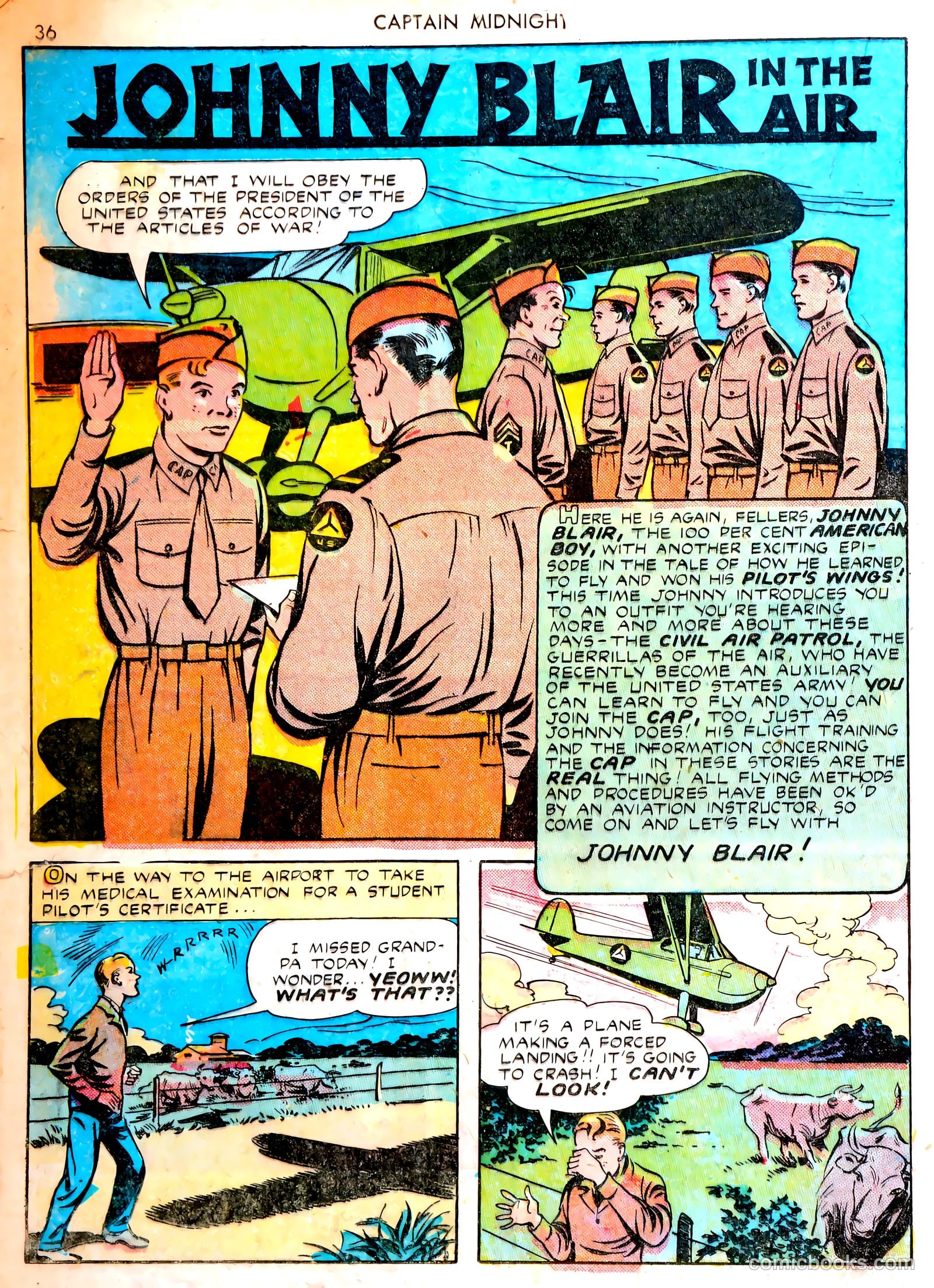 Captain Midnight #13 — page 35 of 67