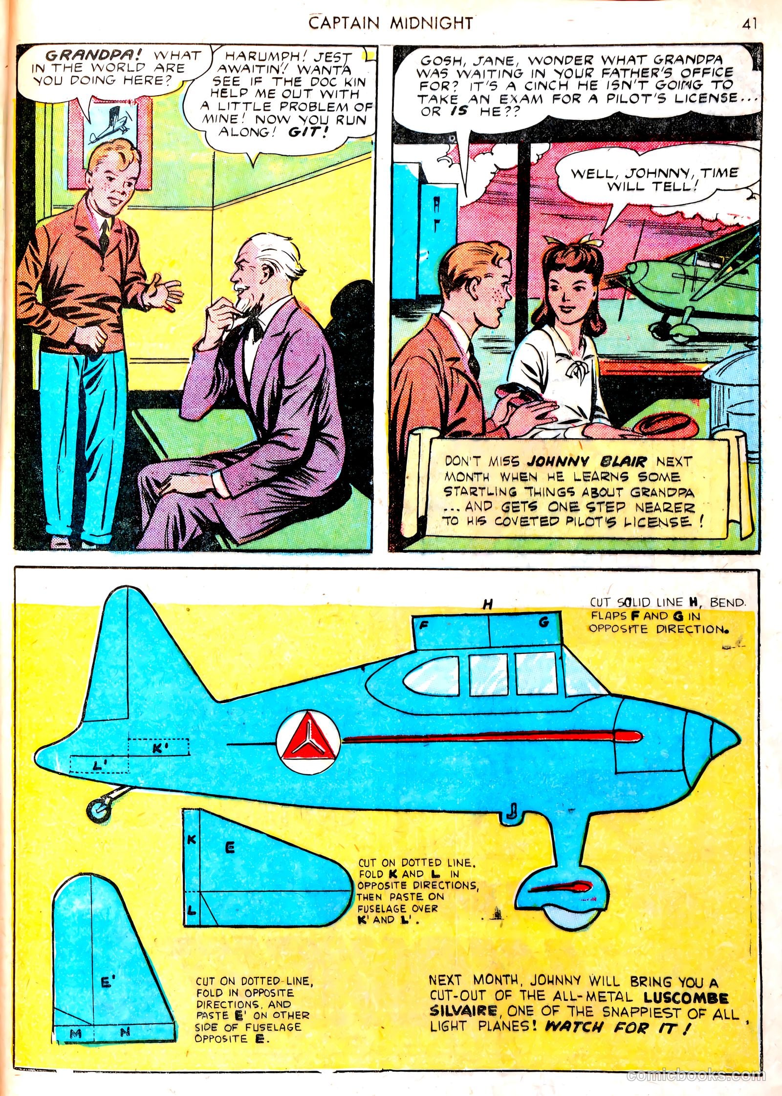 Captain Midnight #13 — page 40 of 67