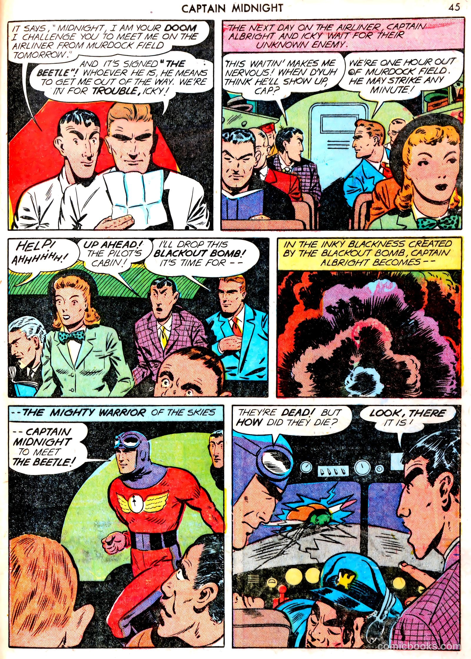 Captain Midnight #13 — page 44 of 67