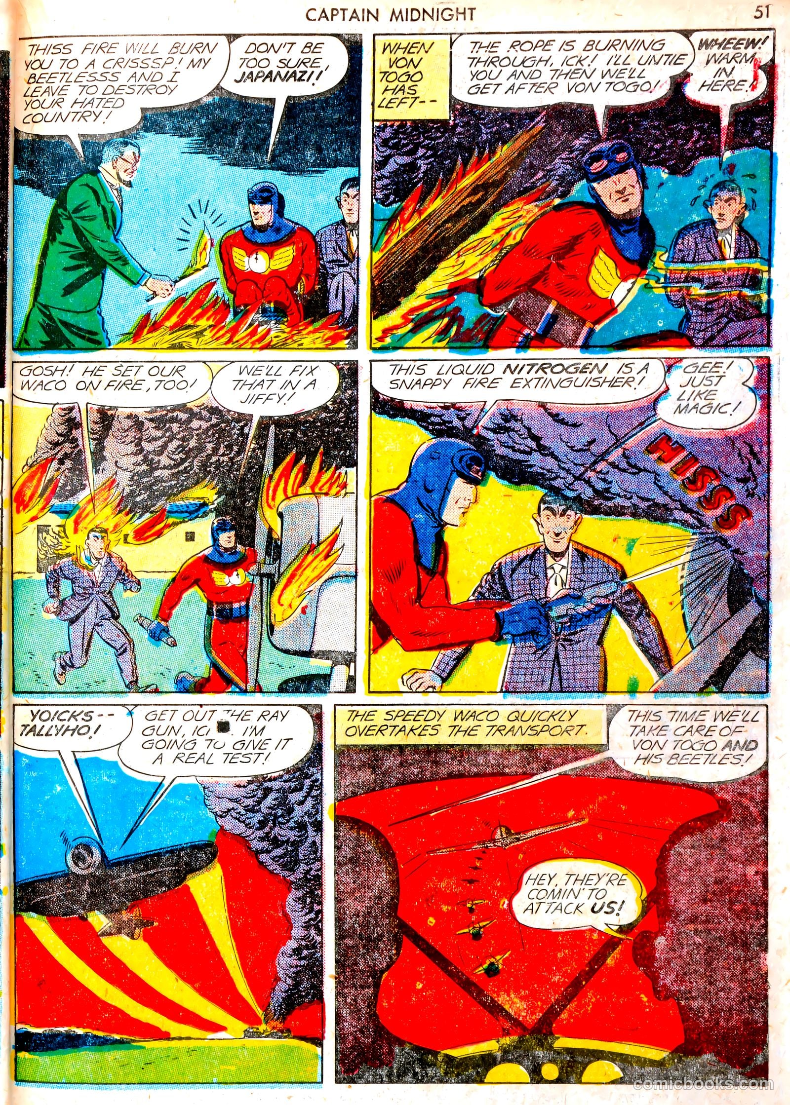 Captain Midnight #13 — page 50 of 67