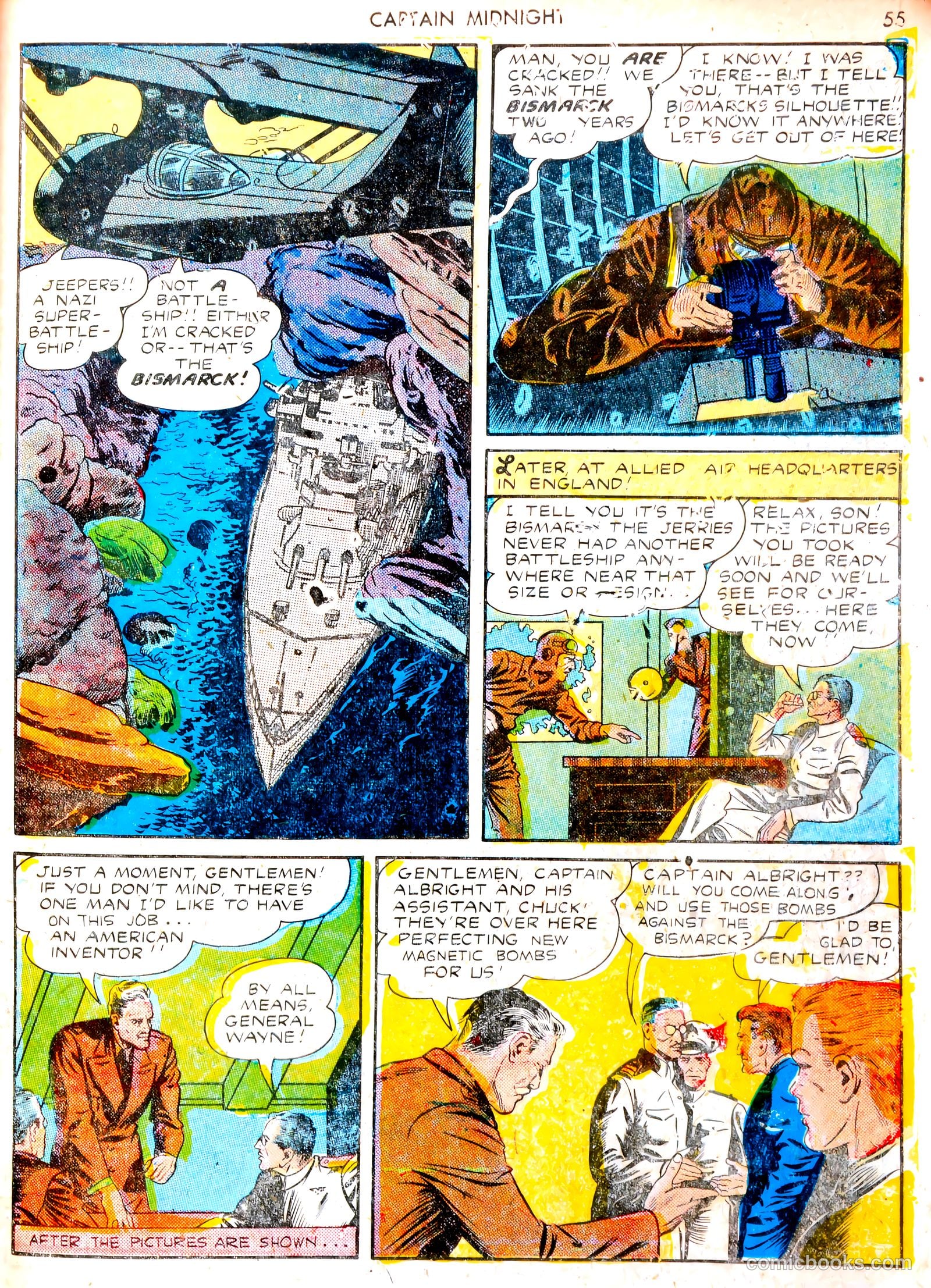 Captain Midnight #13 — page 54 of 67