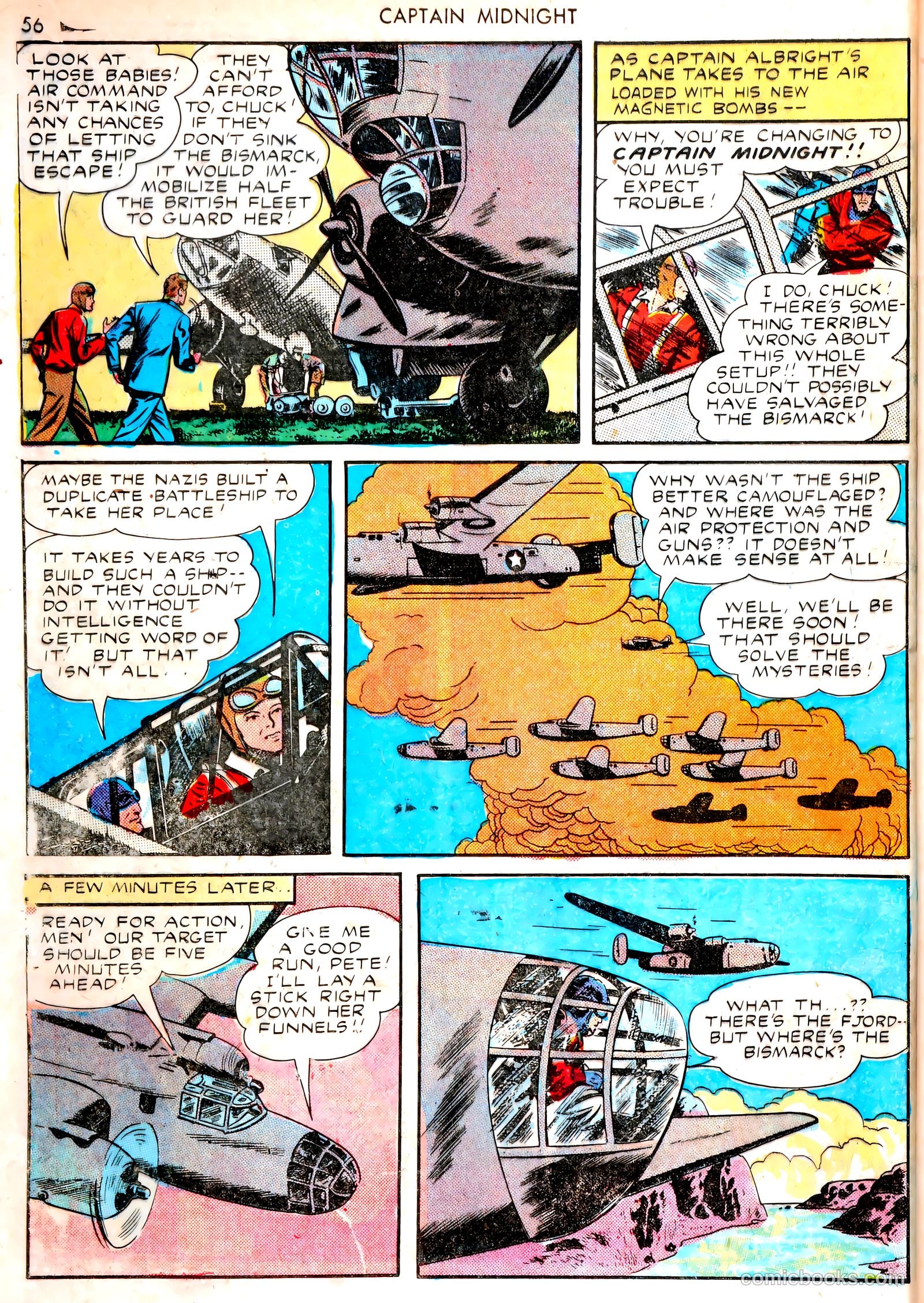 Captain Midnight #13 — page 55 of 67