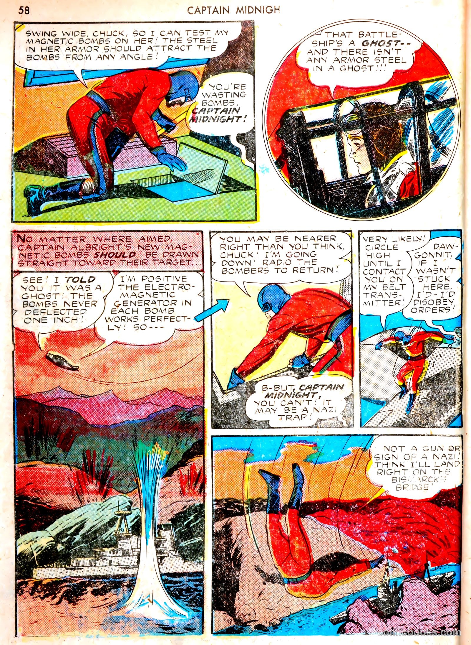 Captain Midnight #13 — page 57 of 67