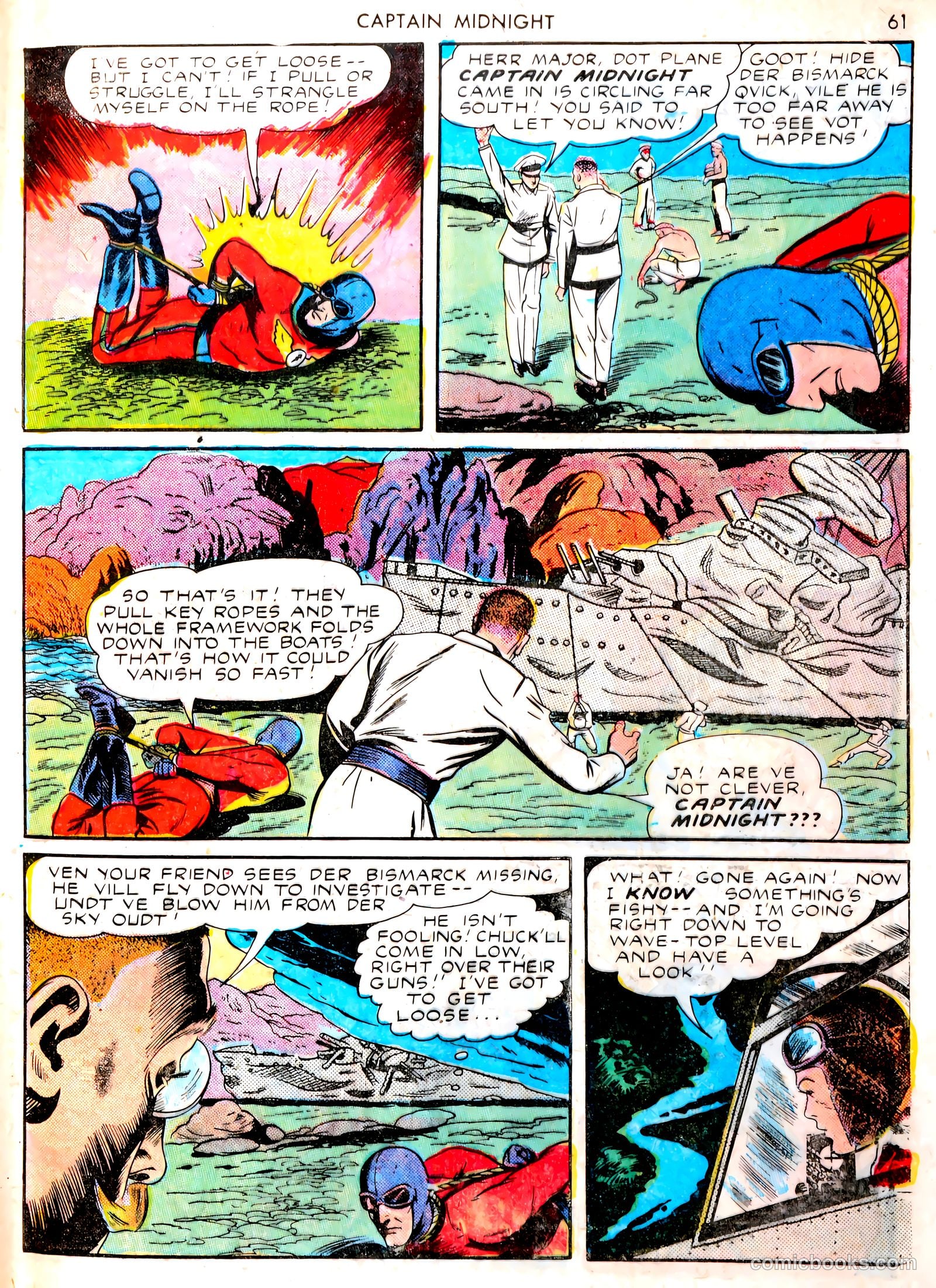 Captain Midnight #13 — page 60 of 67