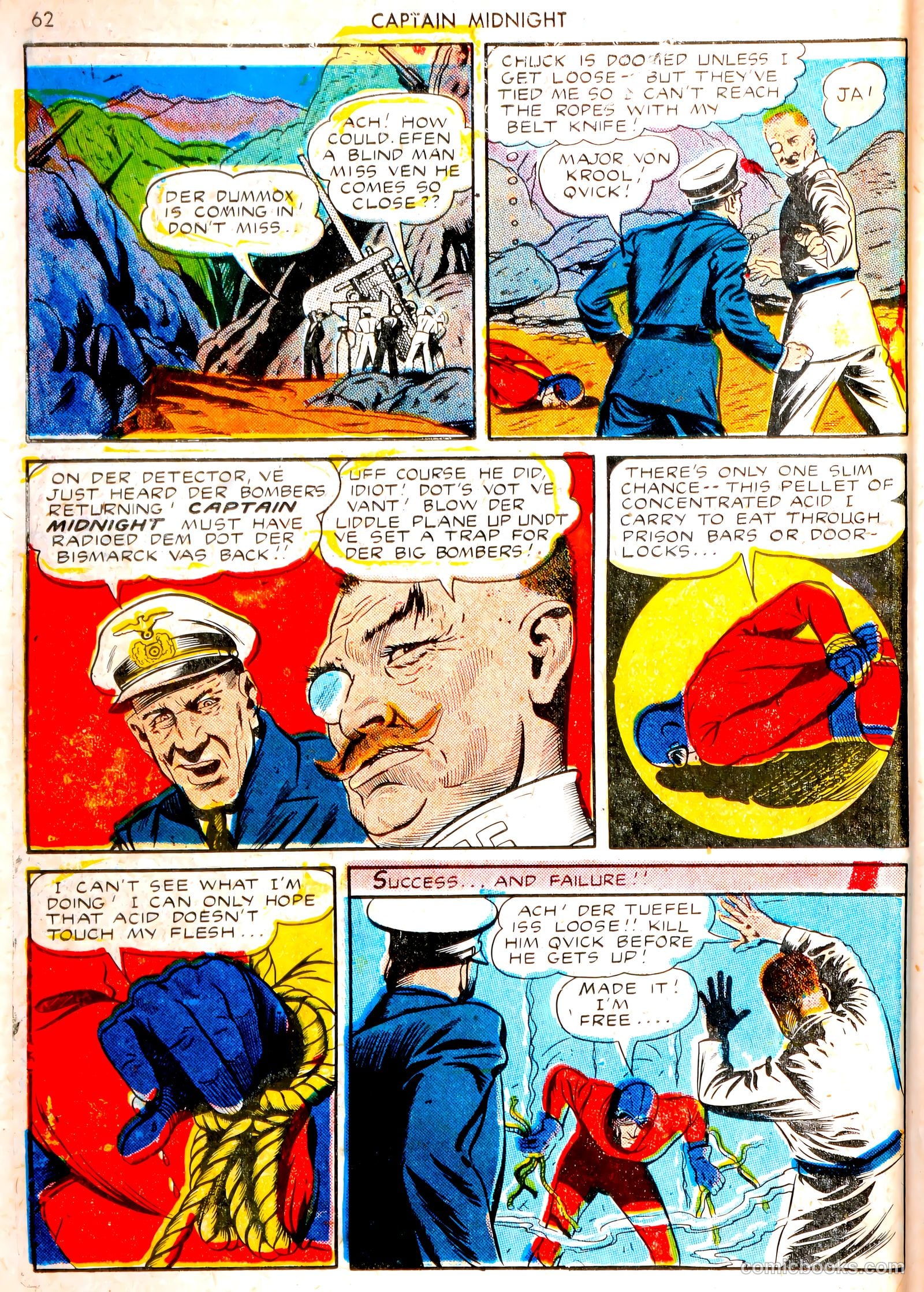 Captain Midnight #13 — page 61 of 67
