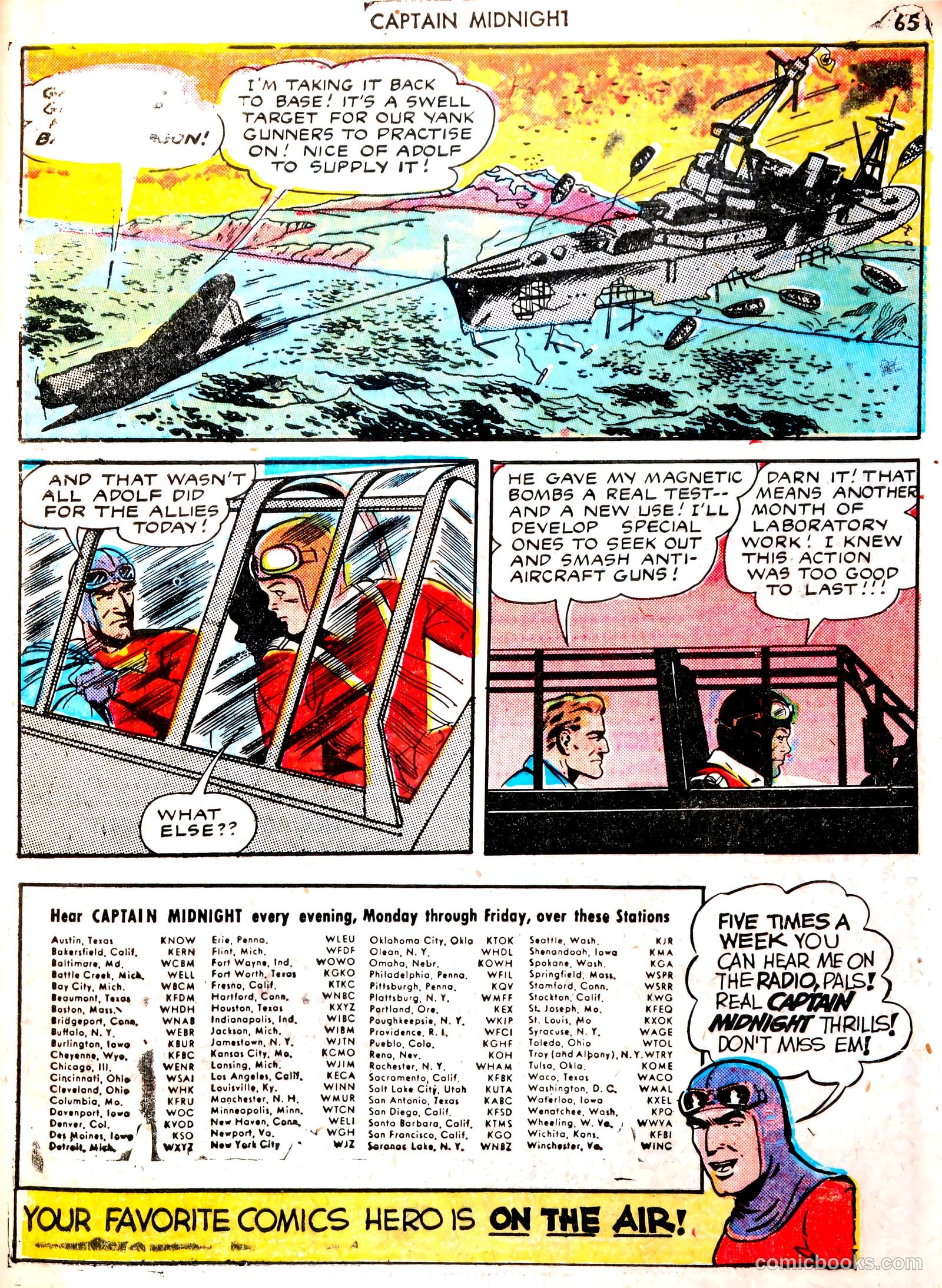 Captain Midnight #13 — page 64 of 67