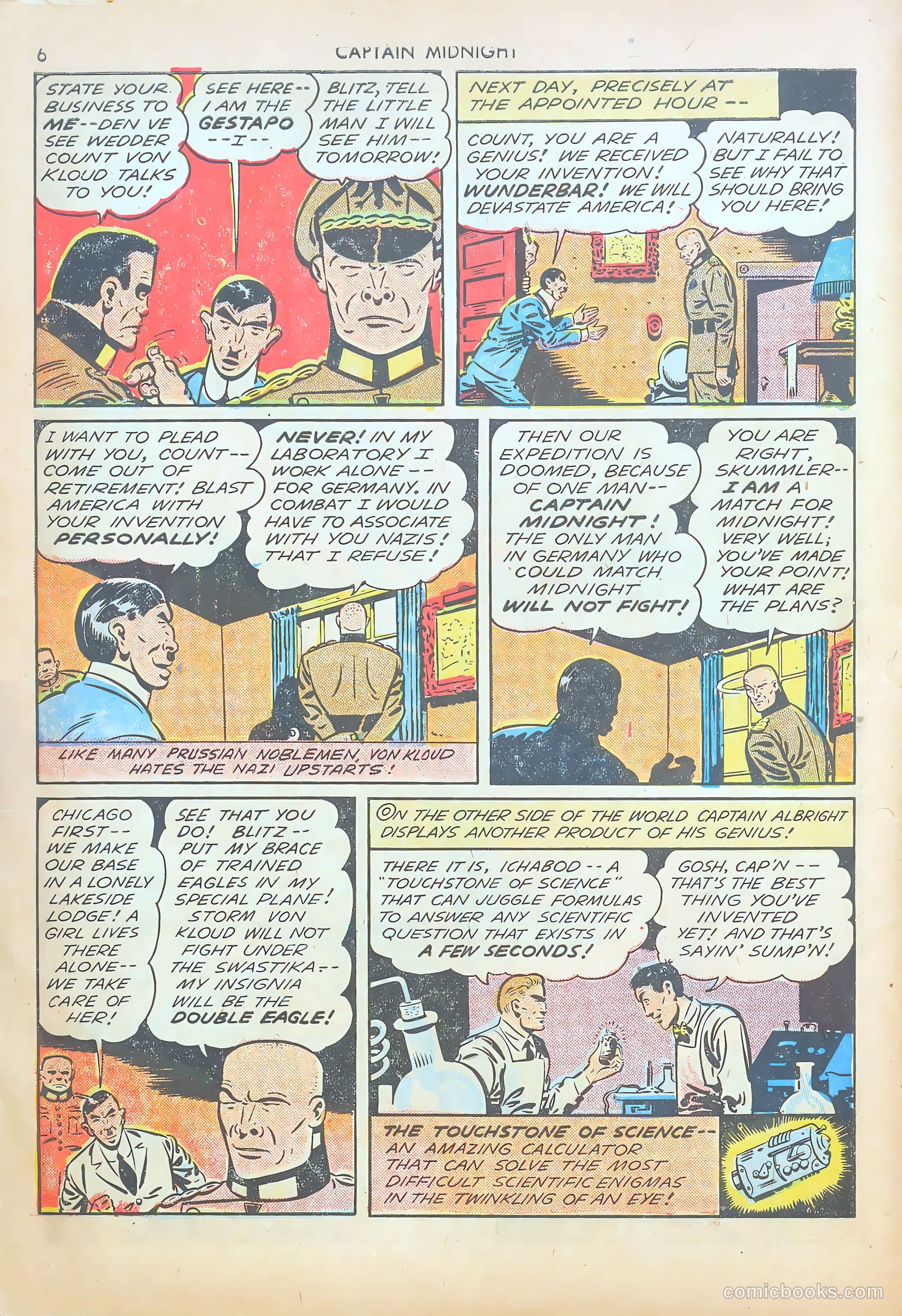 Captain Midnight #14 — page 6 of 67