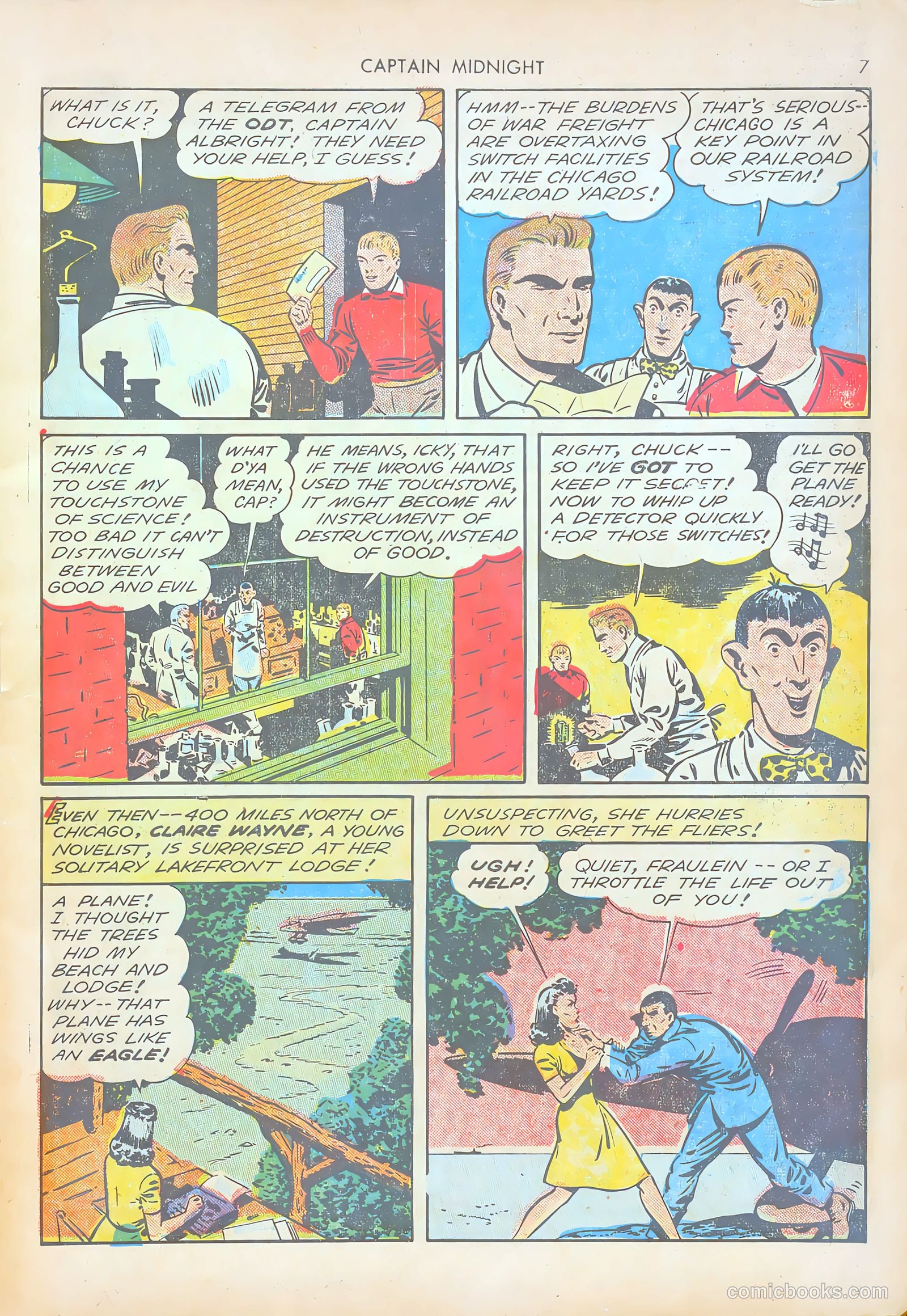 Captain Midnight #14 — page 7 of 67