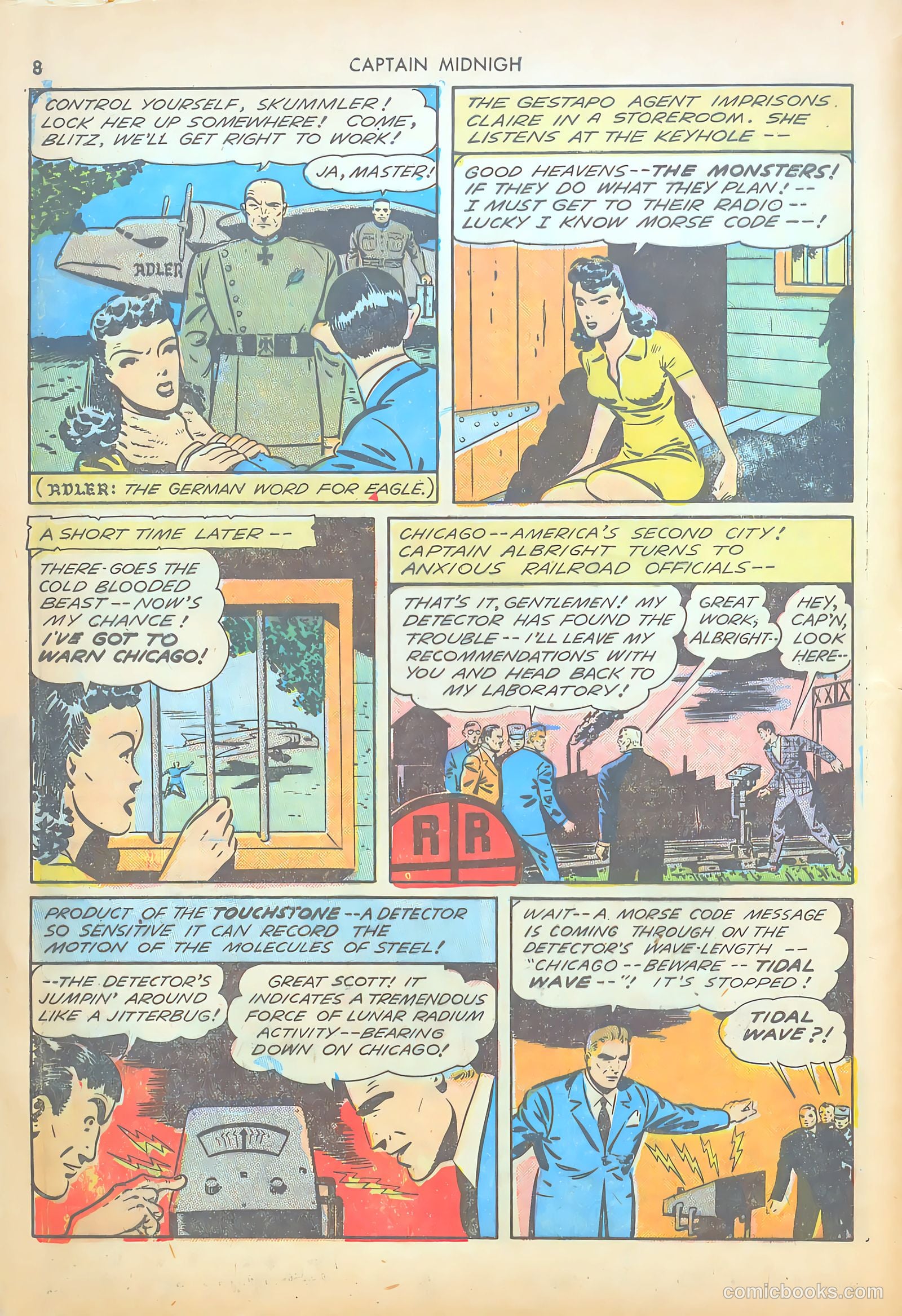 Captain Midnight #14 — page 8 of 67