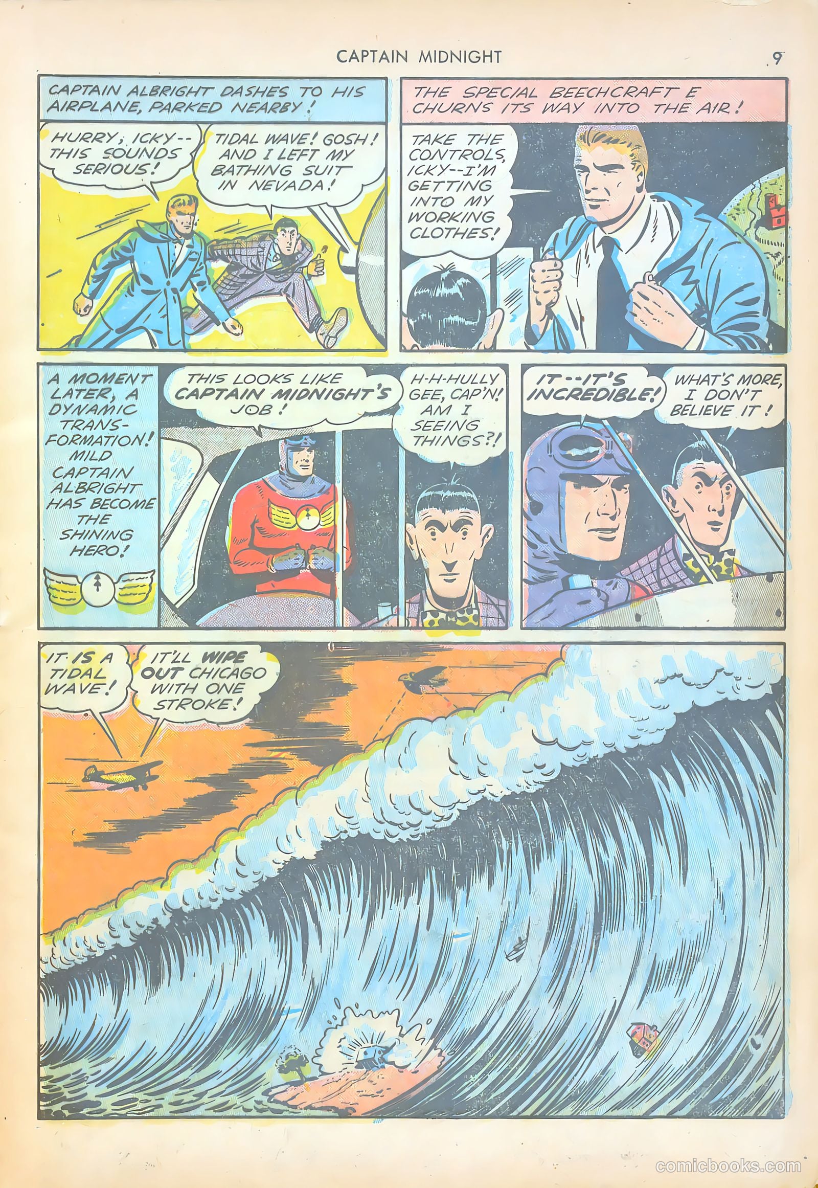 Captain Midnight #14 — page 9 of 67