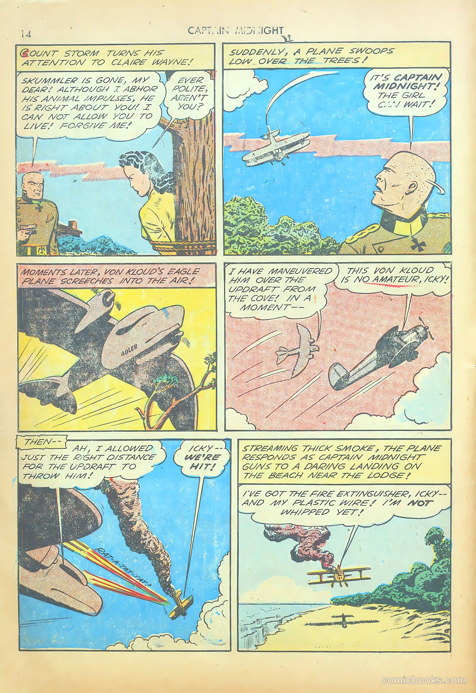 Captain Midnight #14 — page 14 of 67