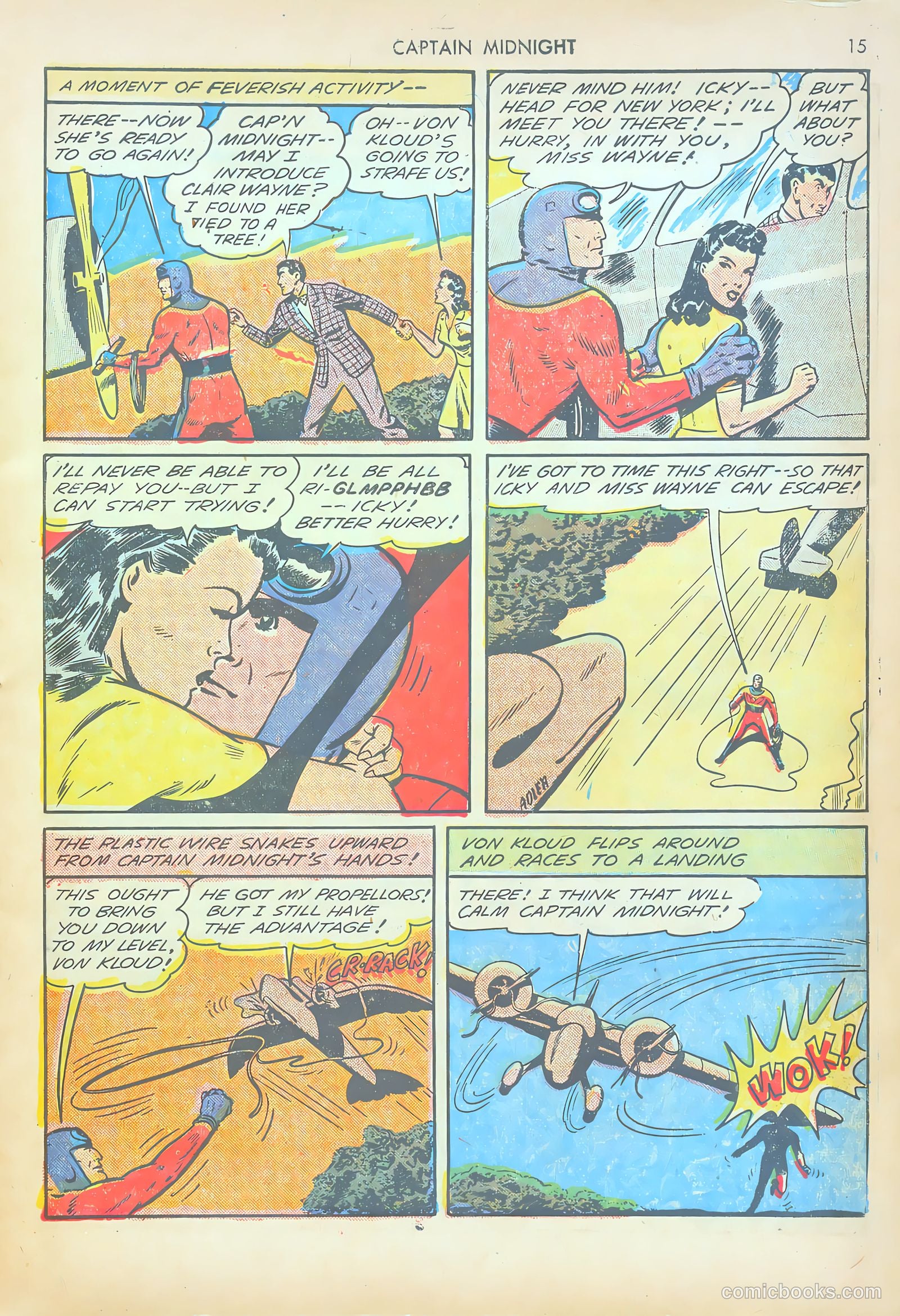 Captain Midnight #14 — page 15 of 67
