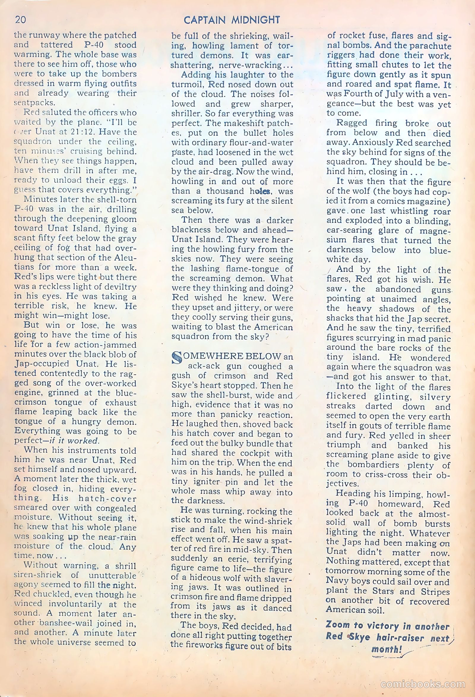 Captain Midnight #14 — page 20 of 67