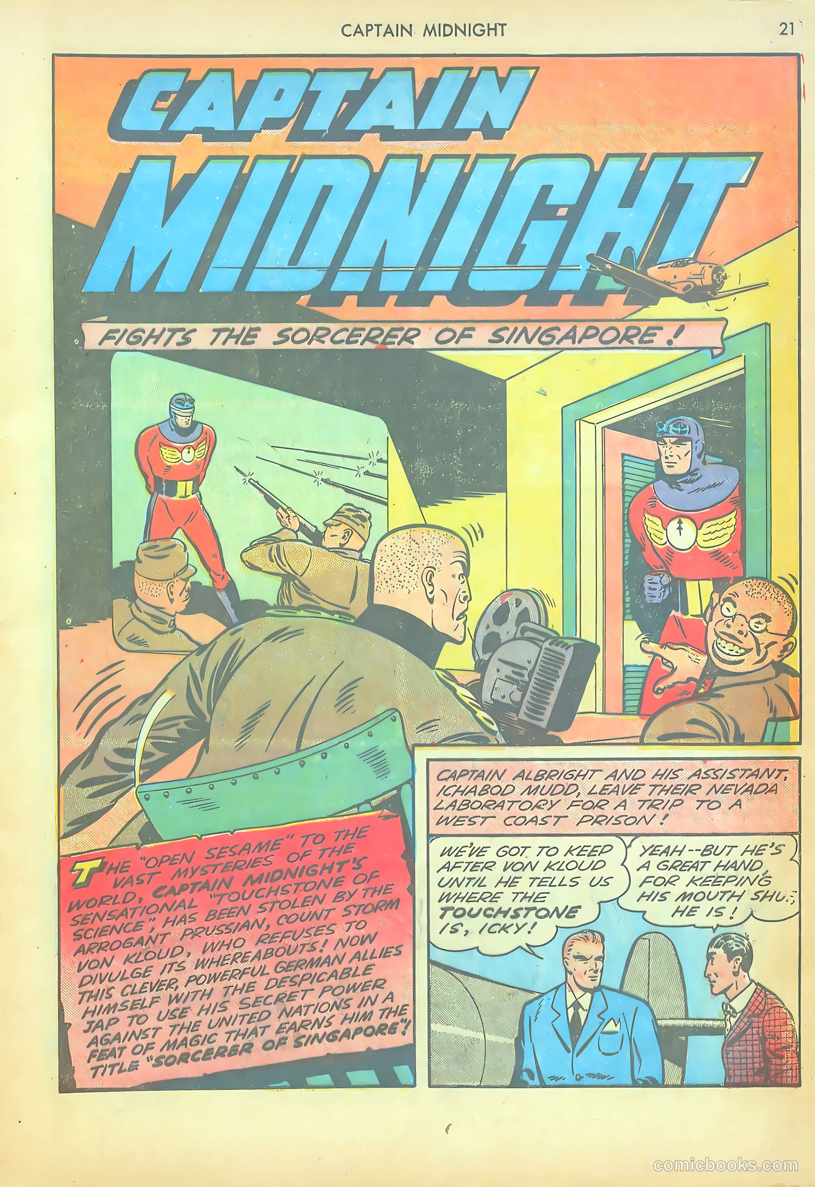 Captain Midnight #14 — page 21 of 67