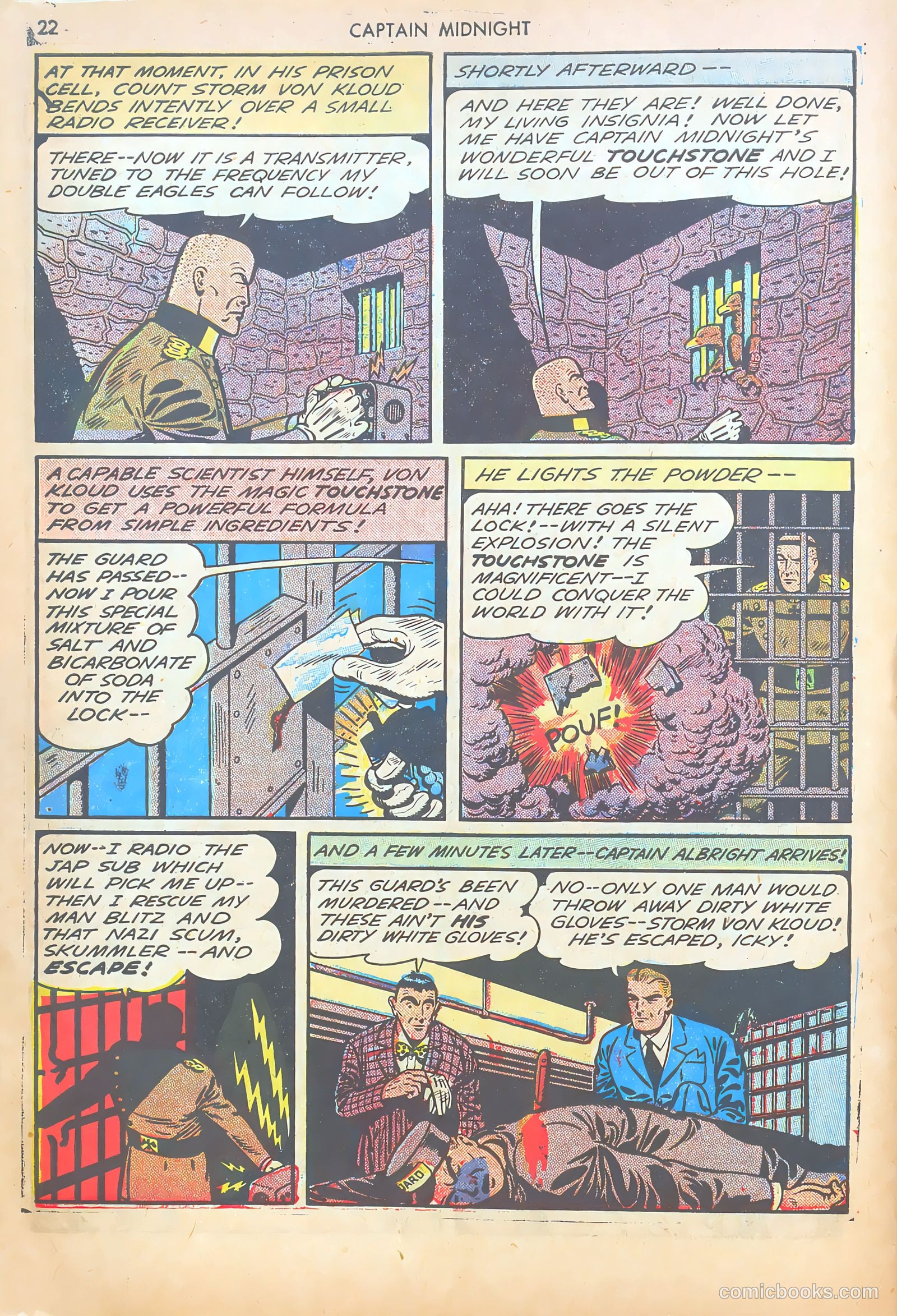 Captain Midnight #14 — page 22 of 67