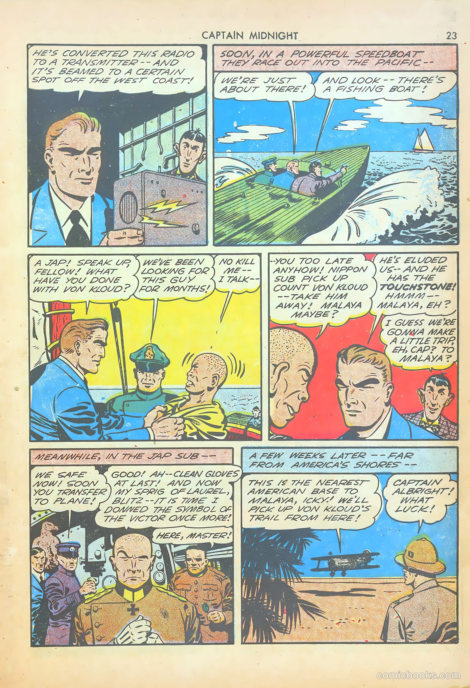 Captain Midnight #14 — page 23 of 67