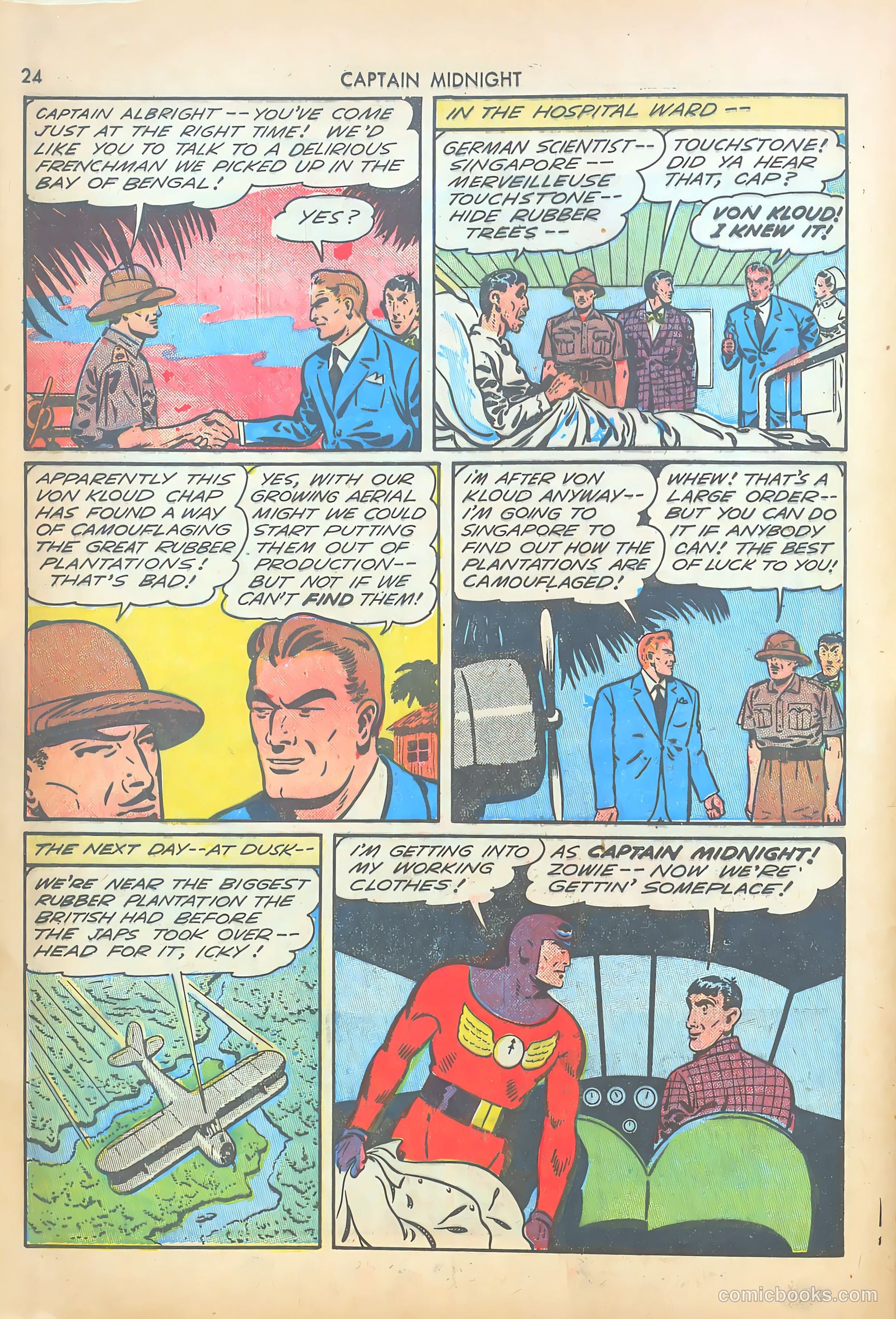 Captain Midnight #14 — page 24 of 67