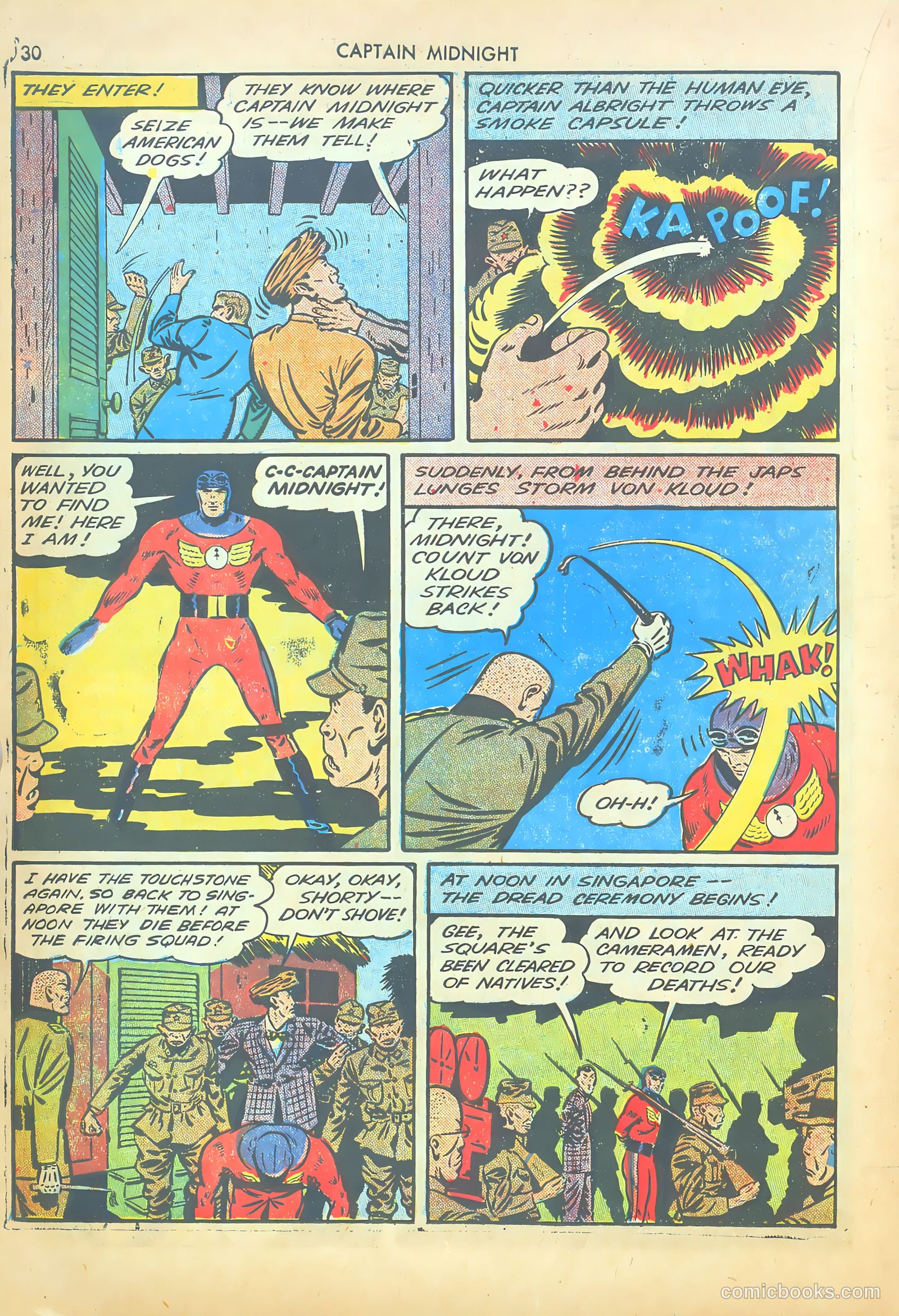 Captain Midnight #14 — page 30 of 67