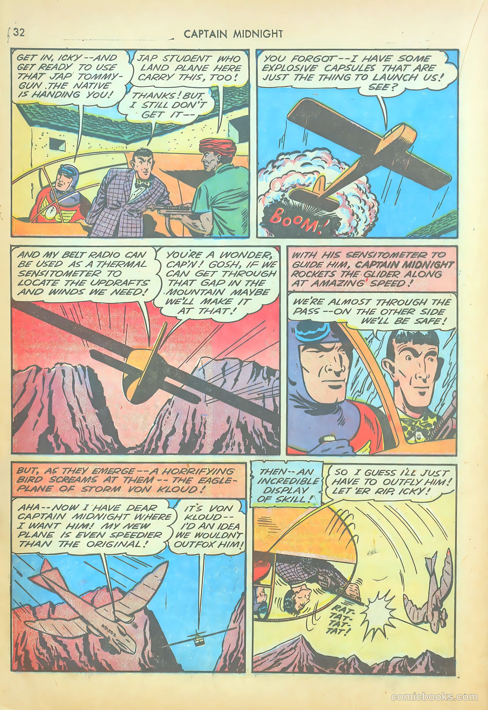 Captain Midnight #14 — page 32 of 67