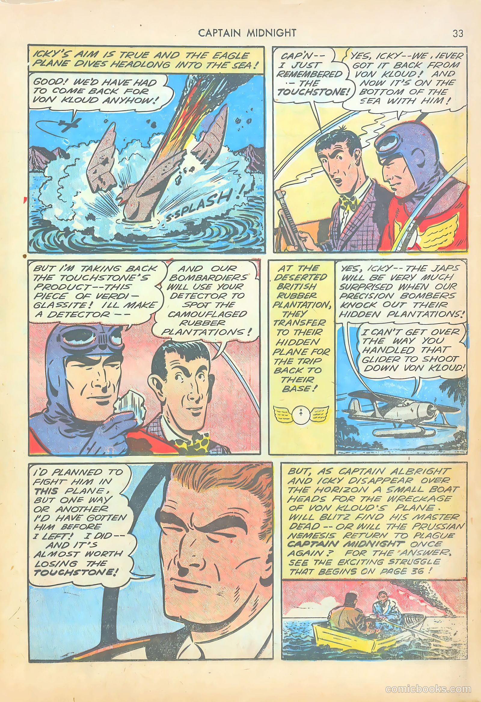 Captain Midnight #14 — page 33 of 67