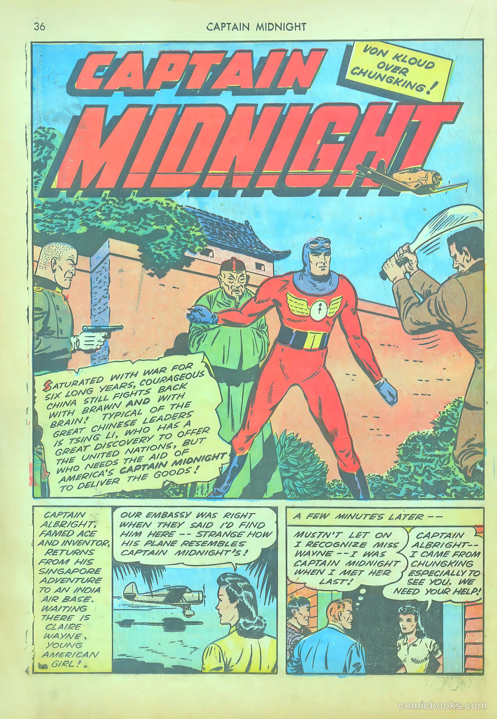Captain Midnight #14 — page 35 of 67