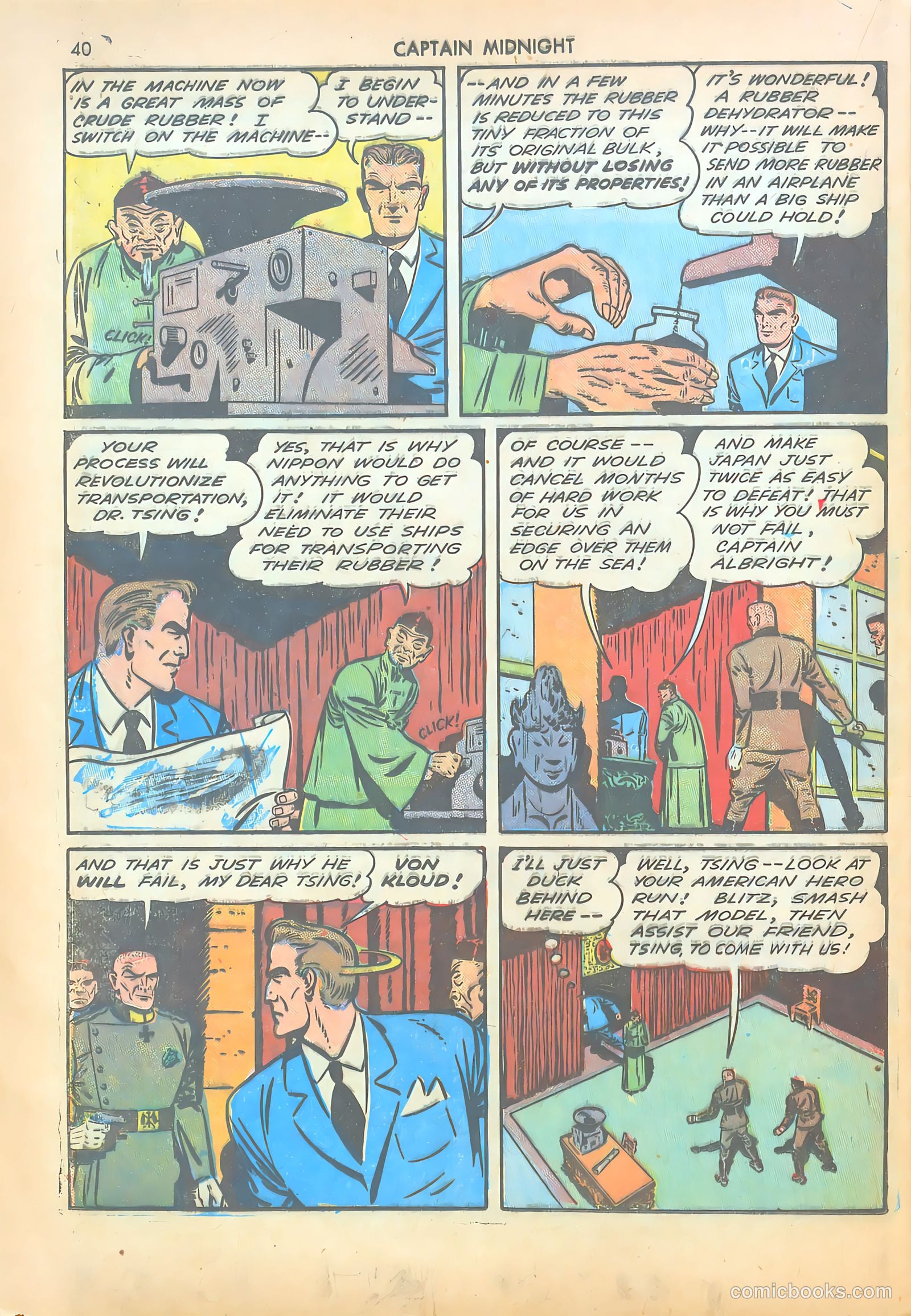Captain Midnight #14 — page 39 of 67
