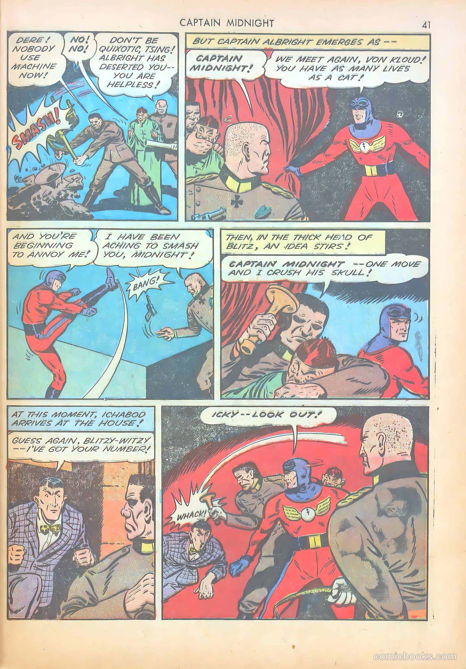 Captain Midnight #14 — page 40 of 67