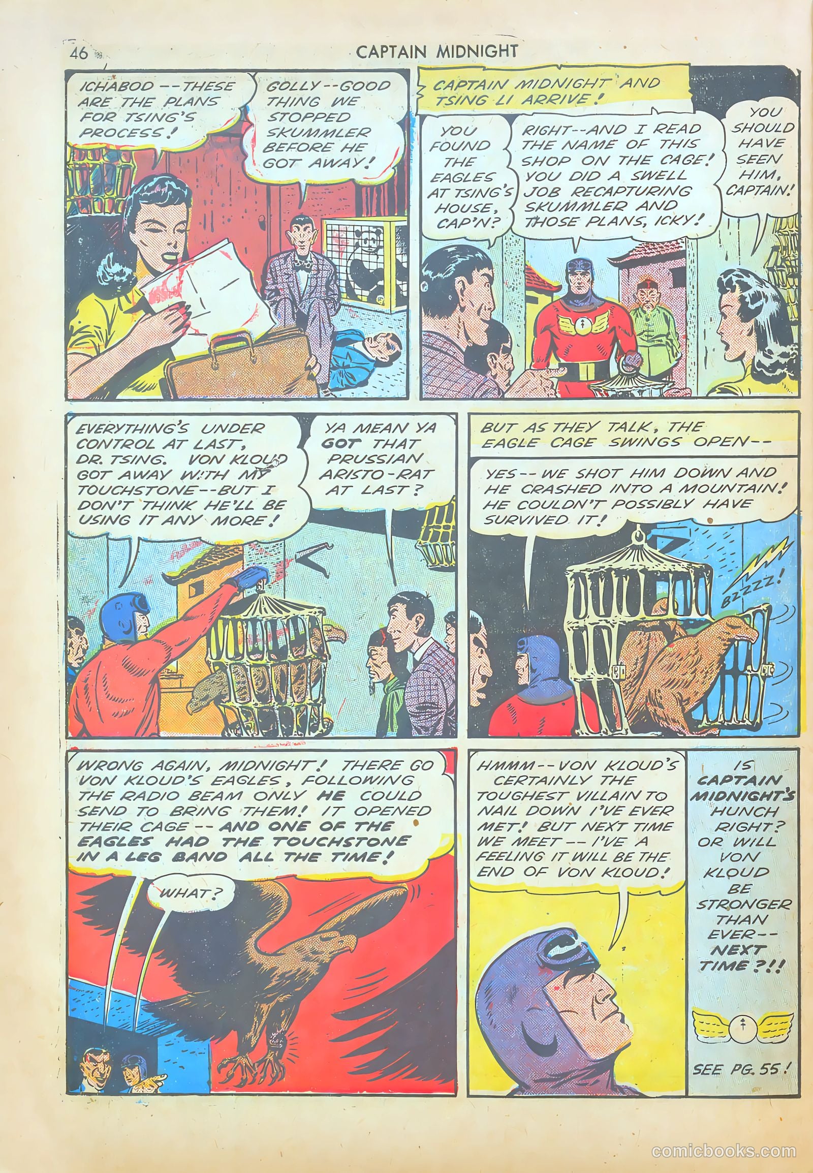 Captain Midnight #14 — page 45 of 67