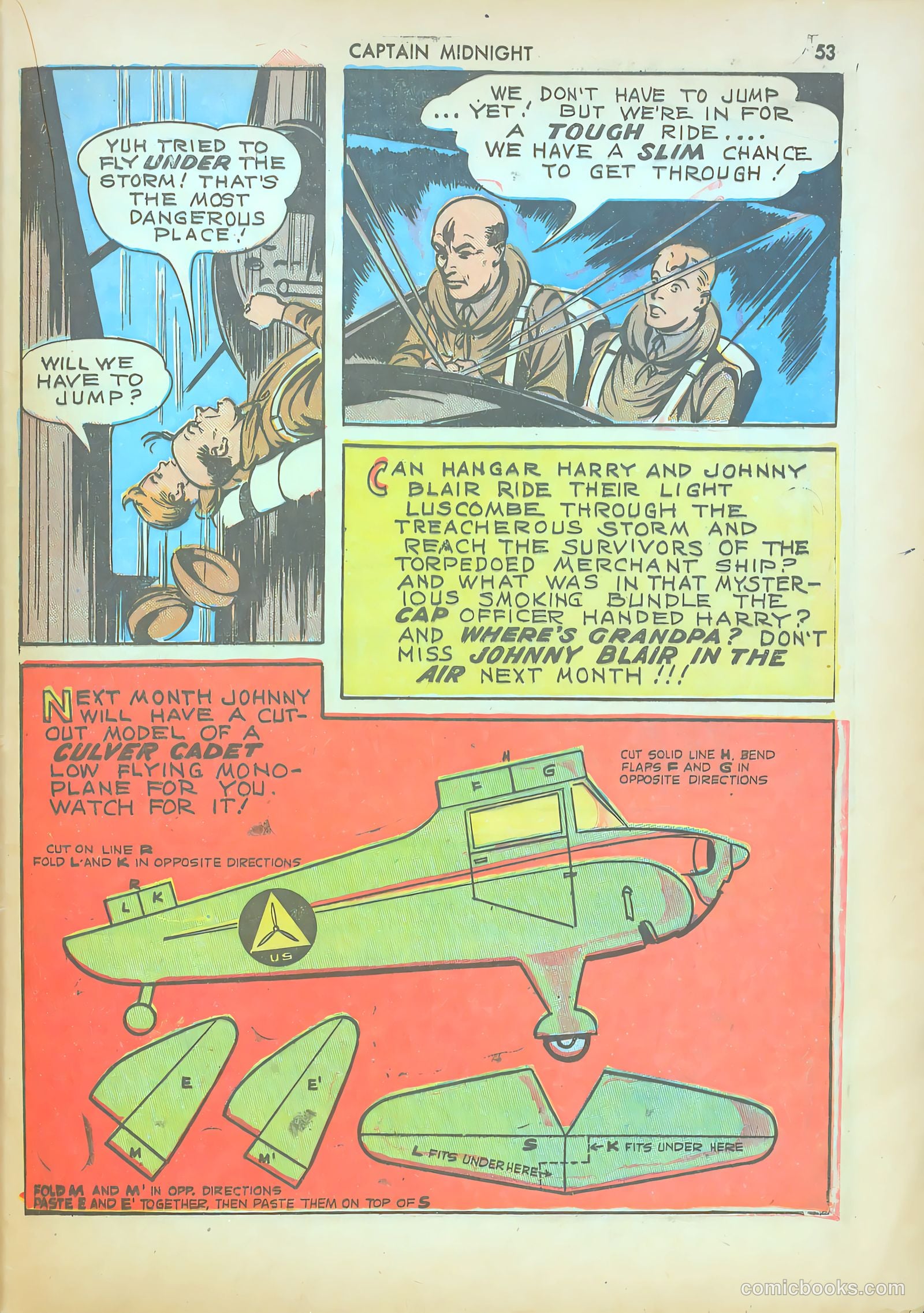 Captain Midnight #14 — page 52 of 67