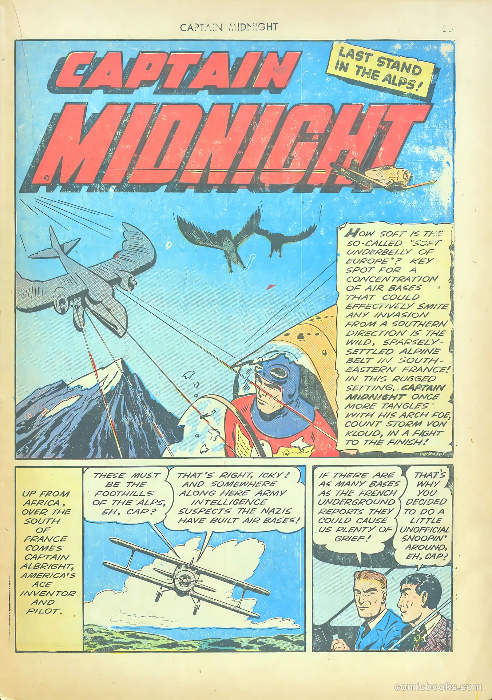 Captain Midnight #14 — page 54 of 67