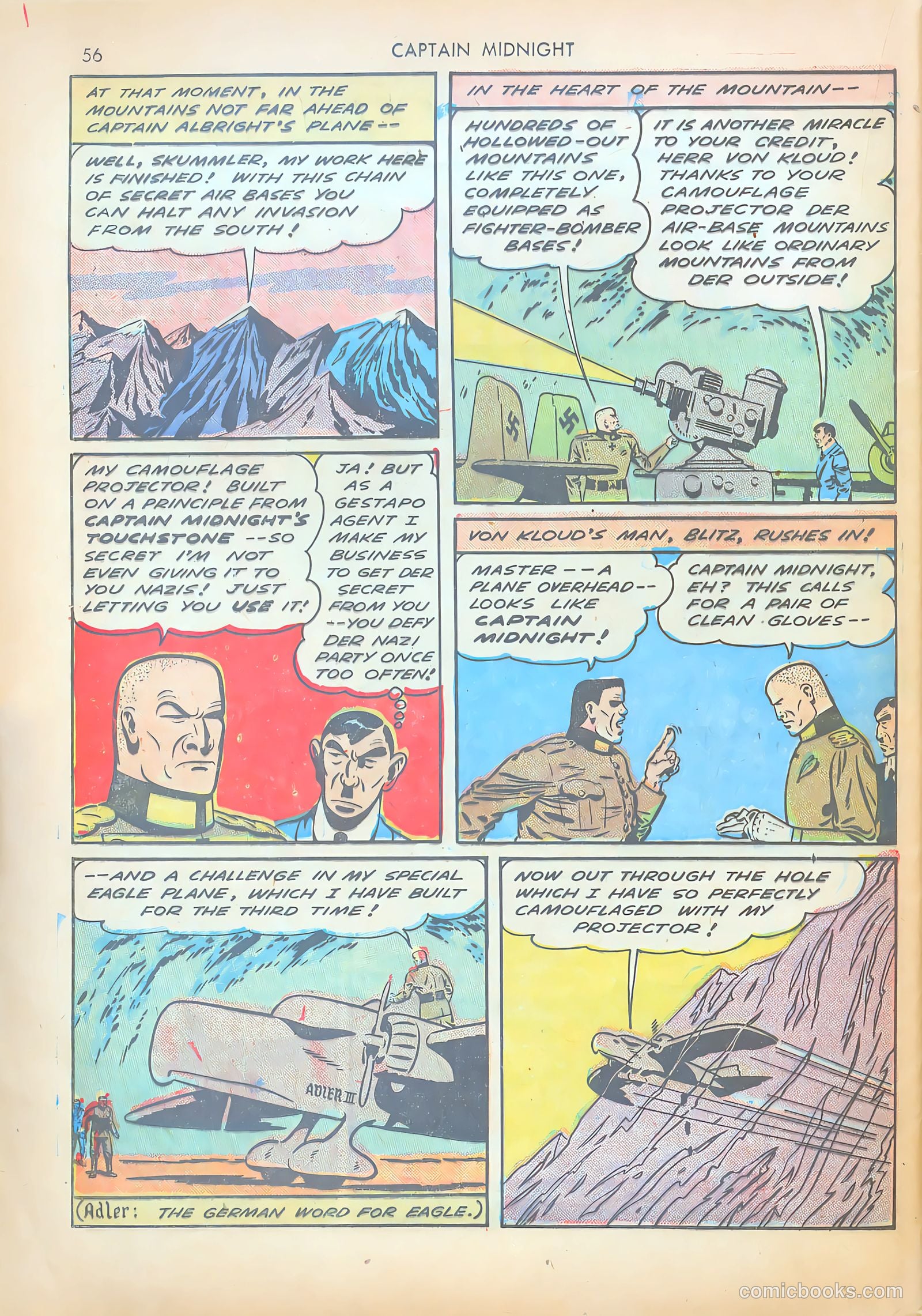 Captain Midnight #14 — page 55 of 67