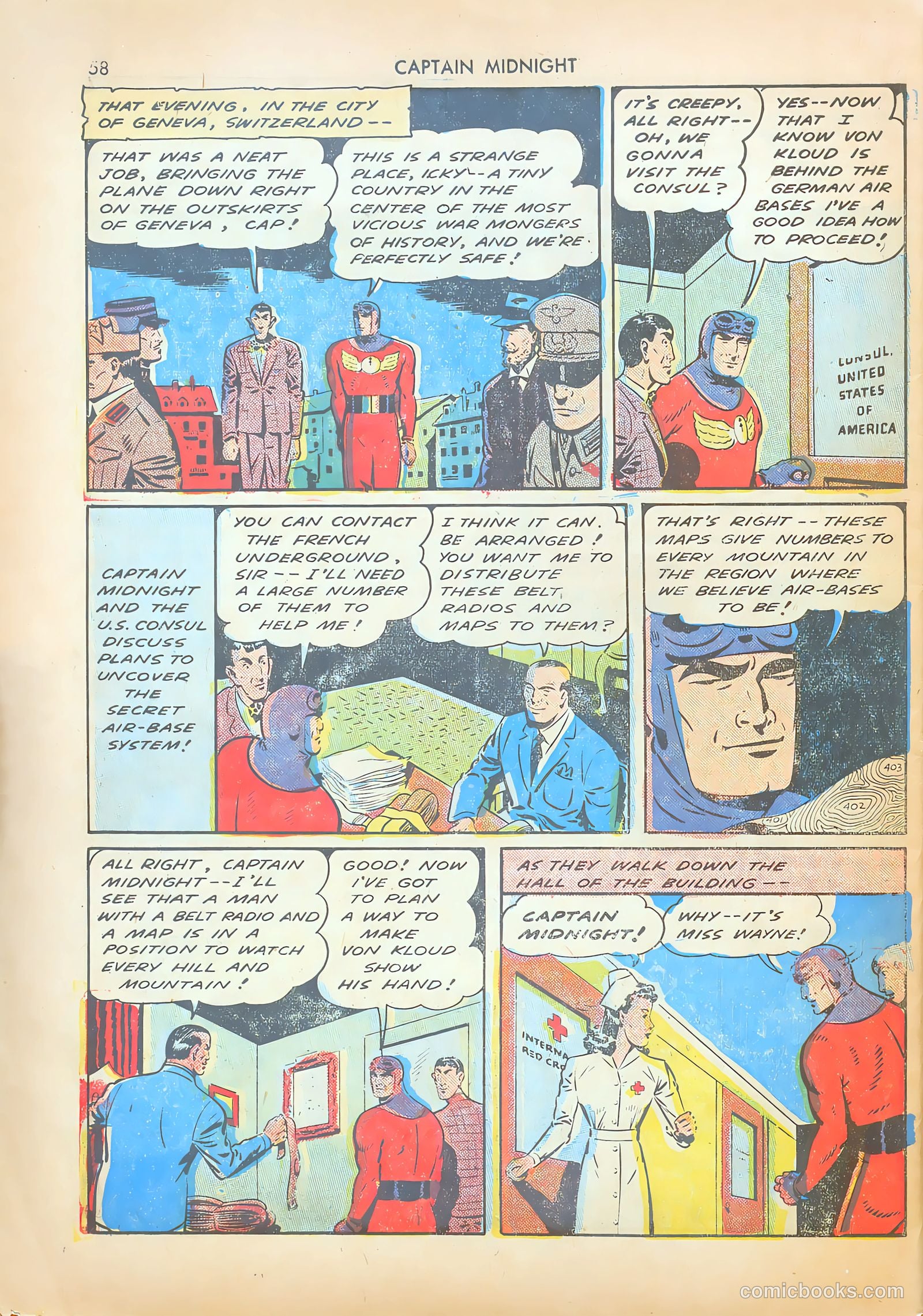 Captain Midnight #14 — page 57 of 67