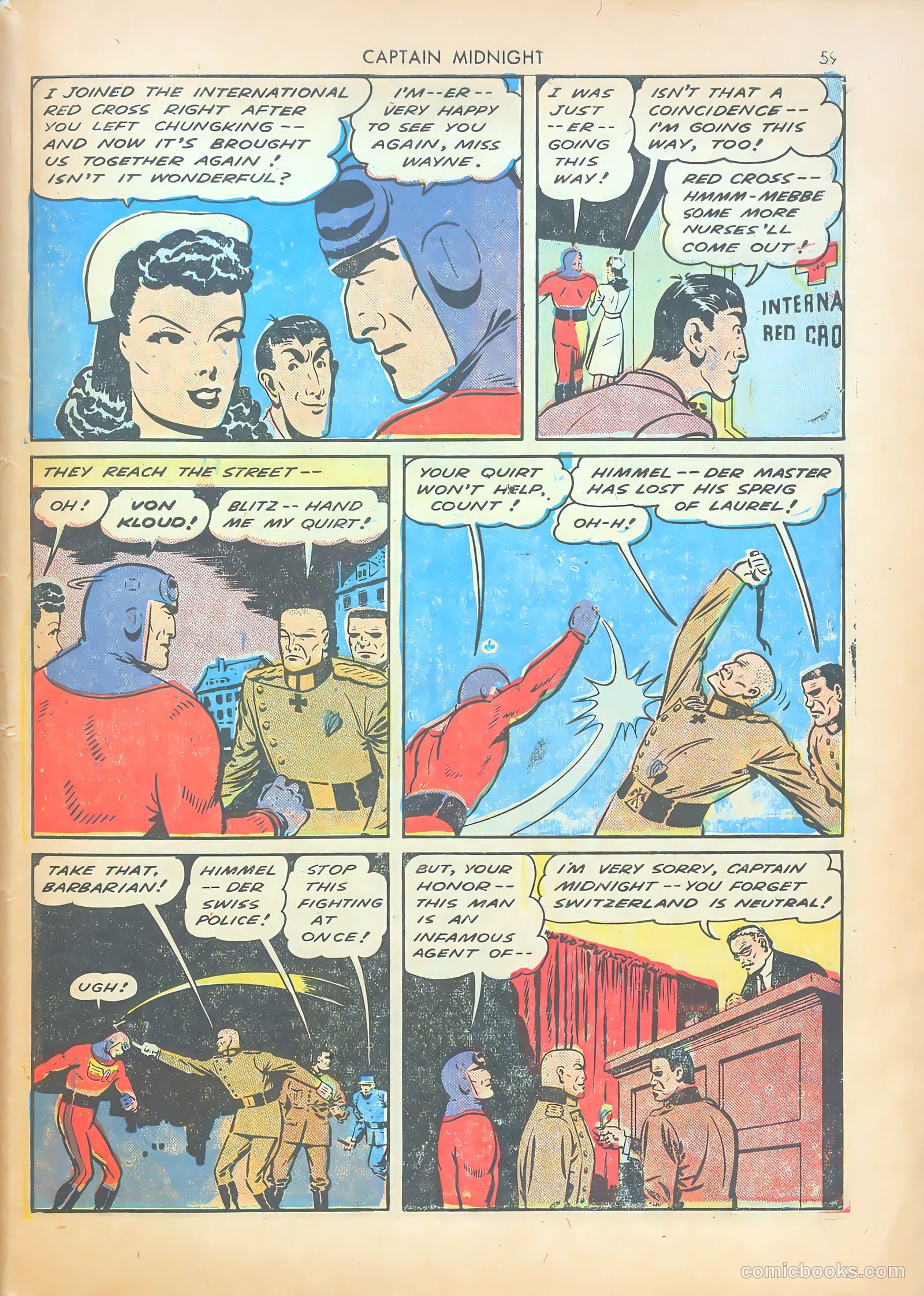 Captain Midnight #14 — page 58 of 67