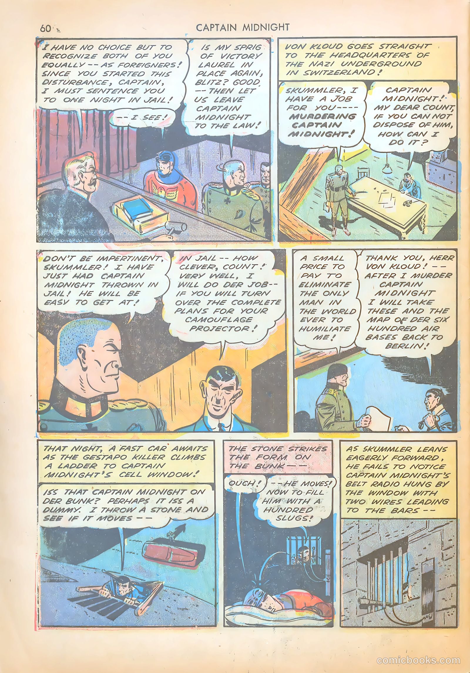 Captain Midnight #14 — page 59 of 67