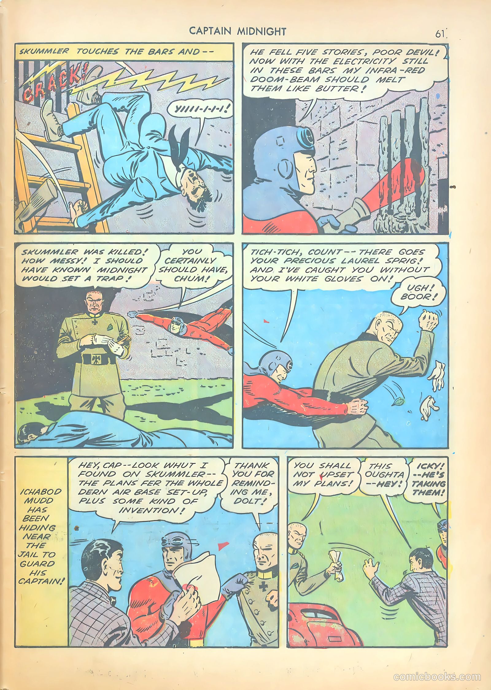 Captain Midnight #14 — page 60 of 67