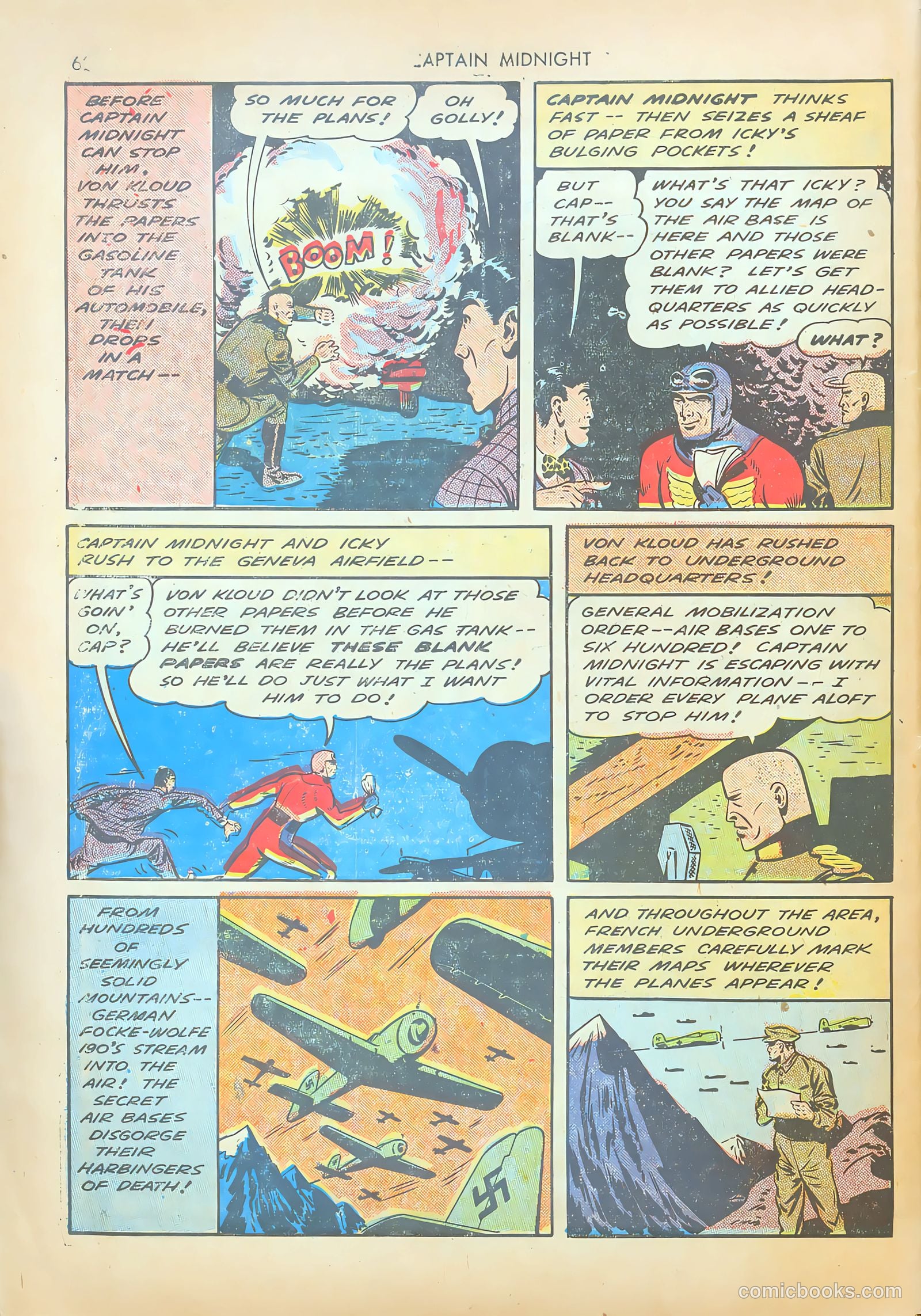 Captain Midnight #14 — page 61 of 67