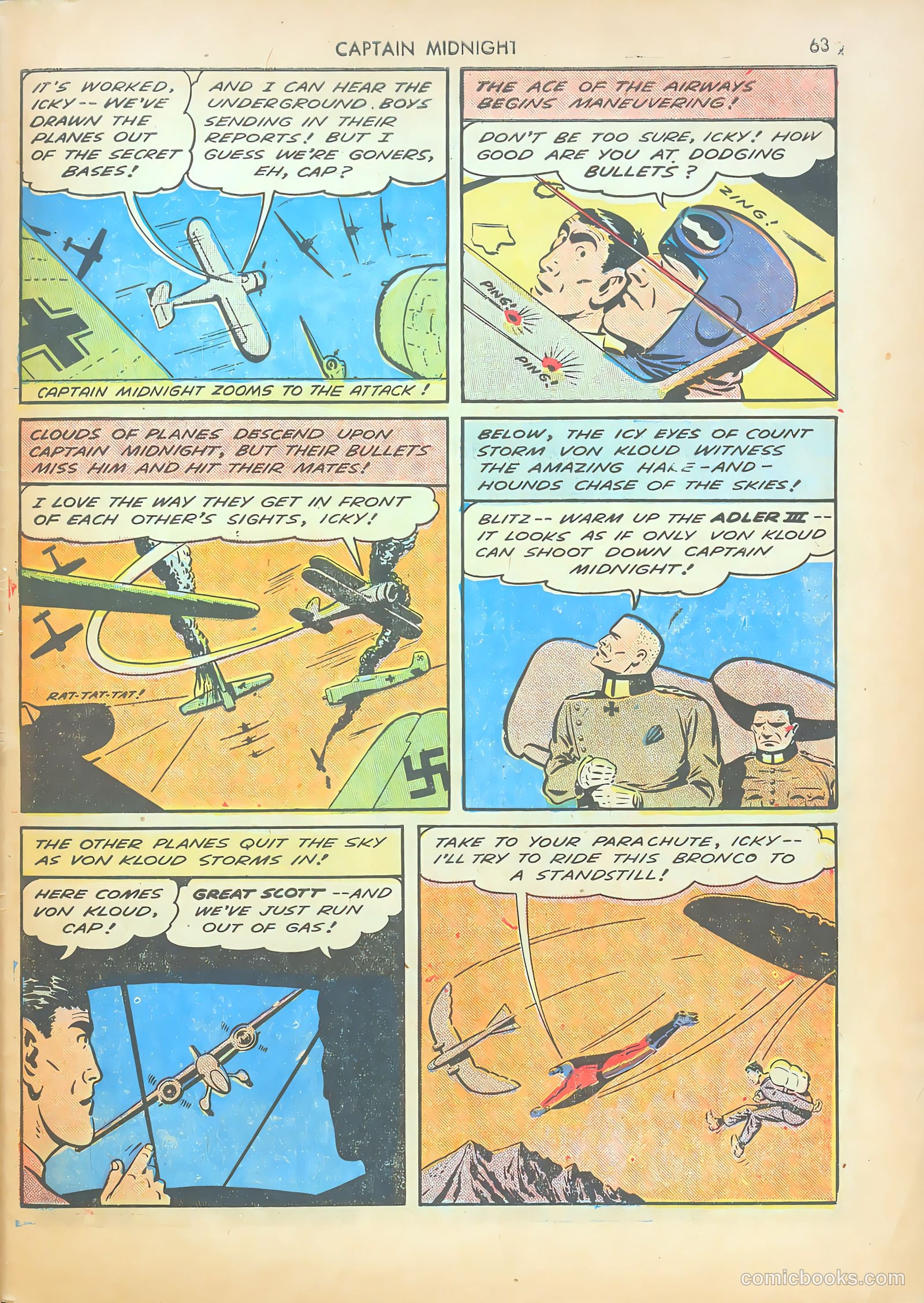 Captain Midnight #14 — page 62 of 67