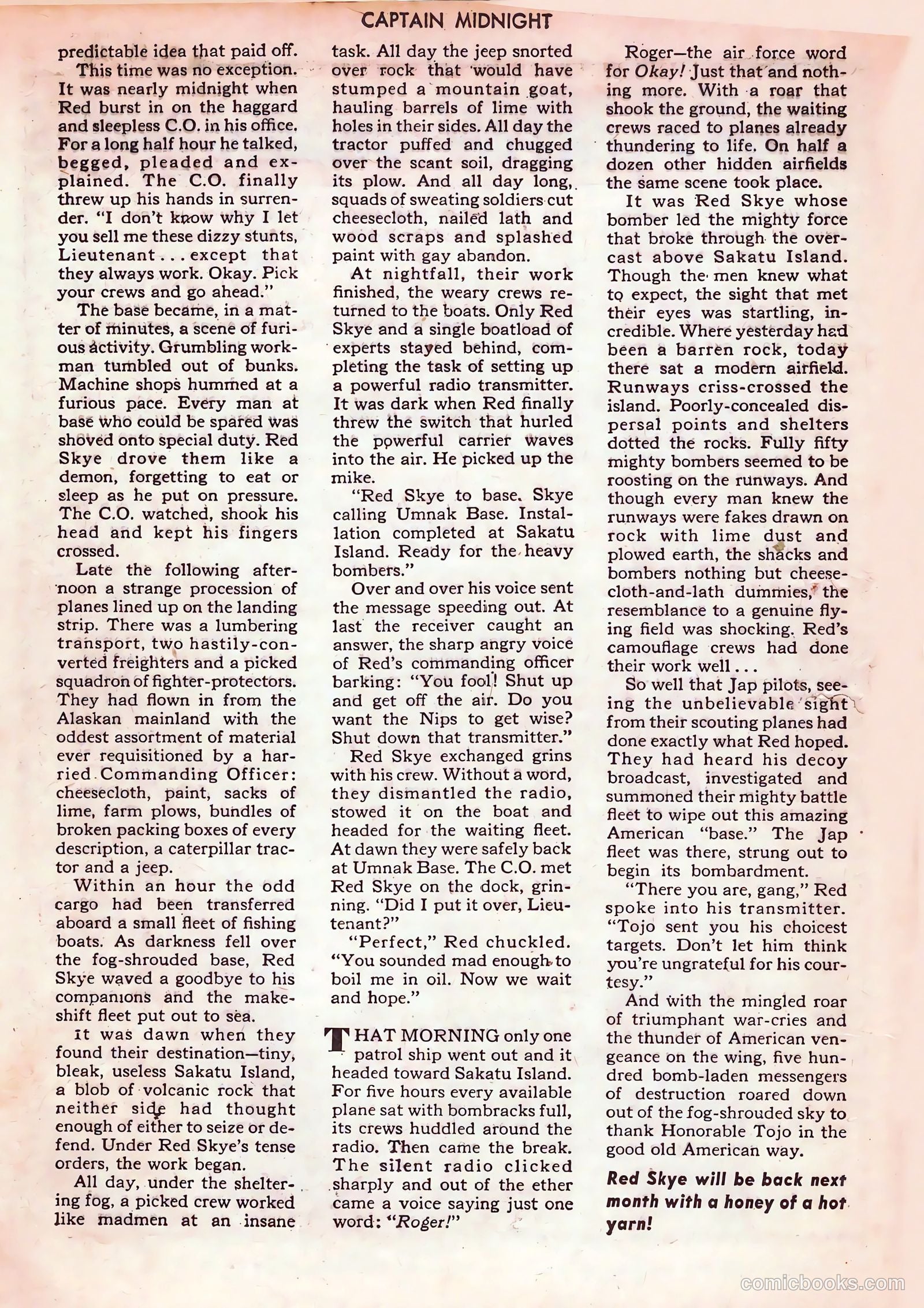 Captain Midnight #15 — page 20 of 52