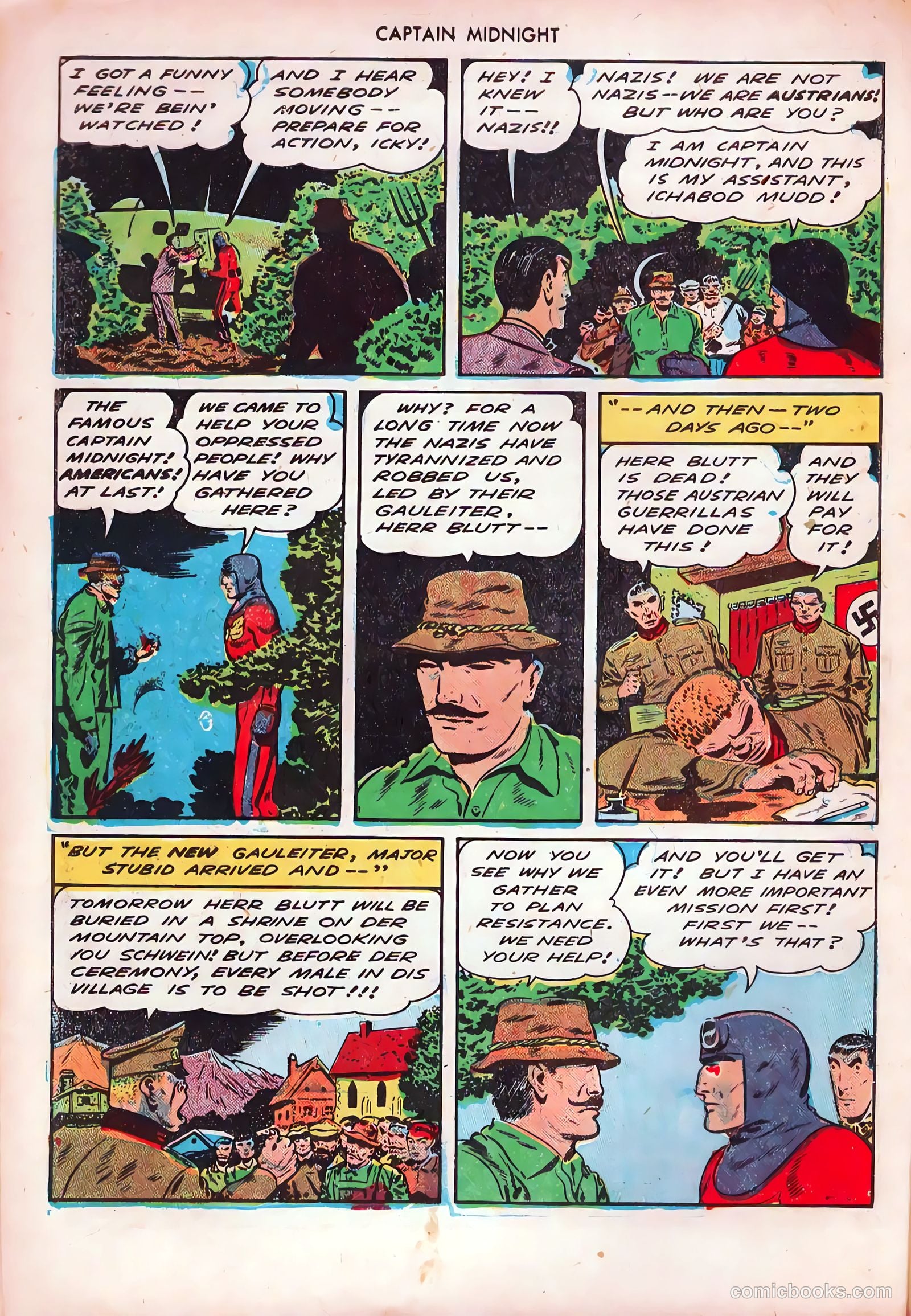 Captain Midnight #16 — page 6 of 52