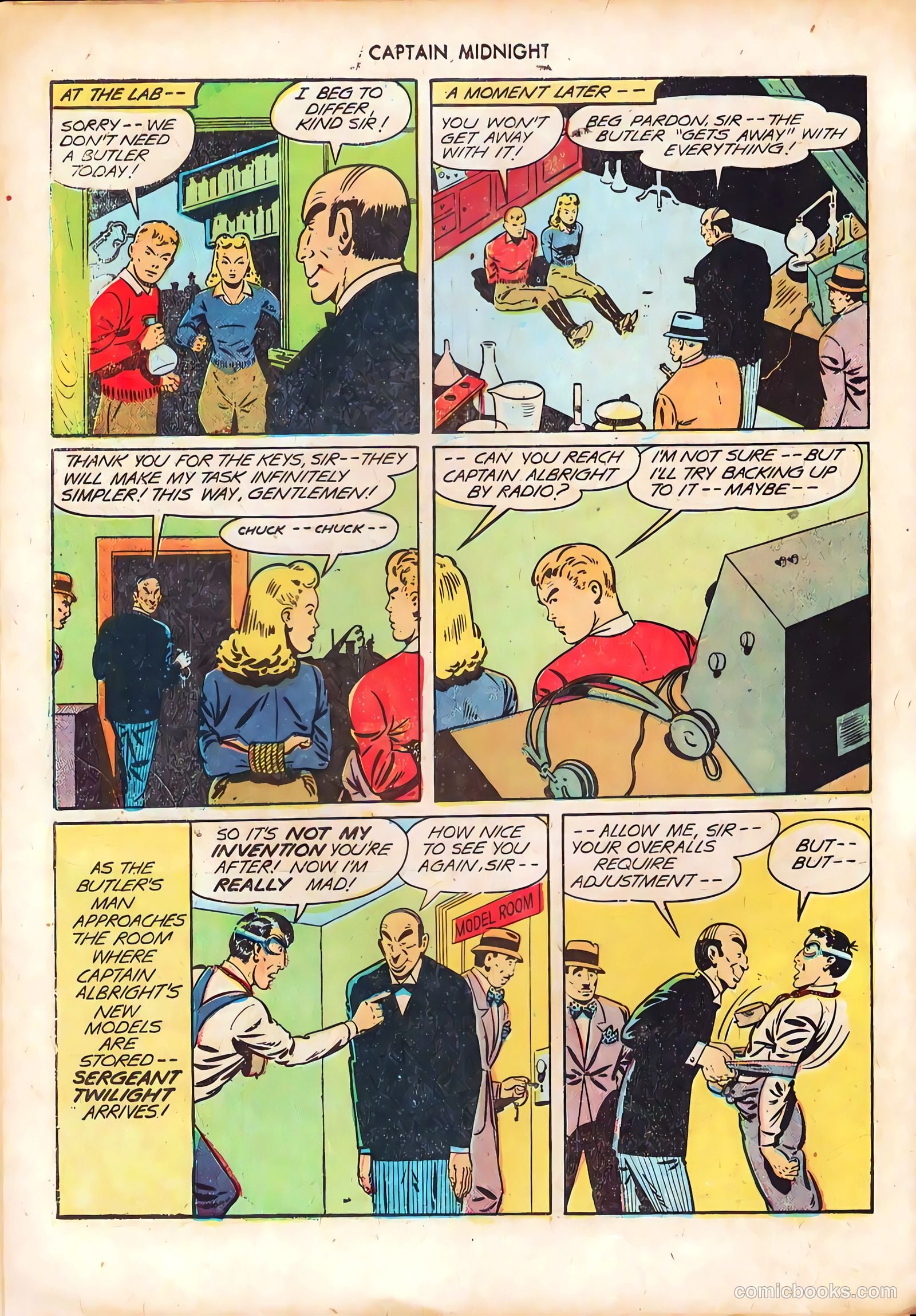 Captain Midnight #16 — page 34 of 52