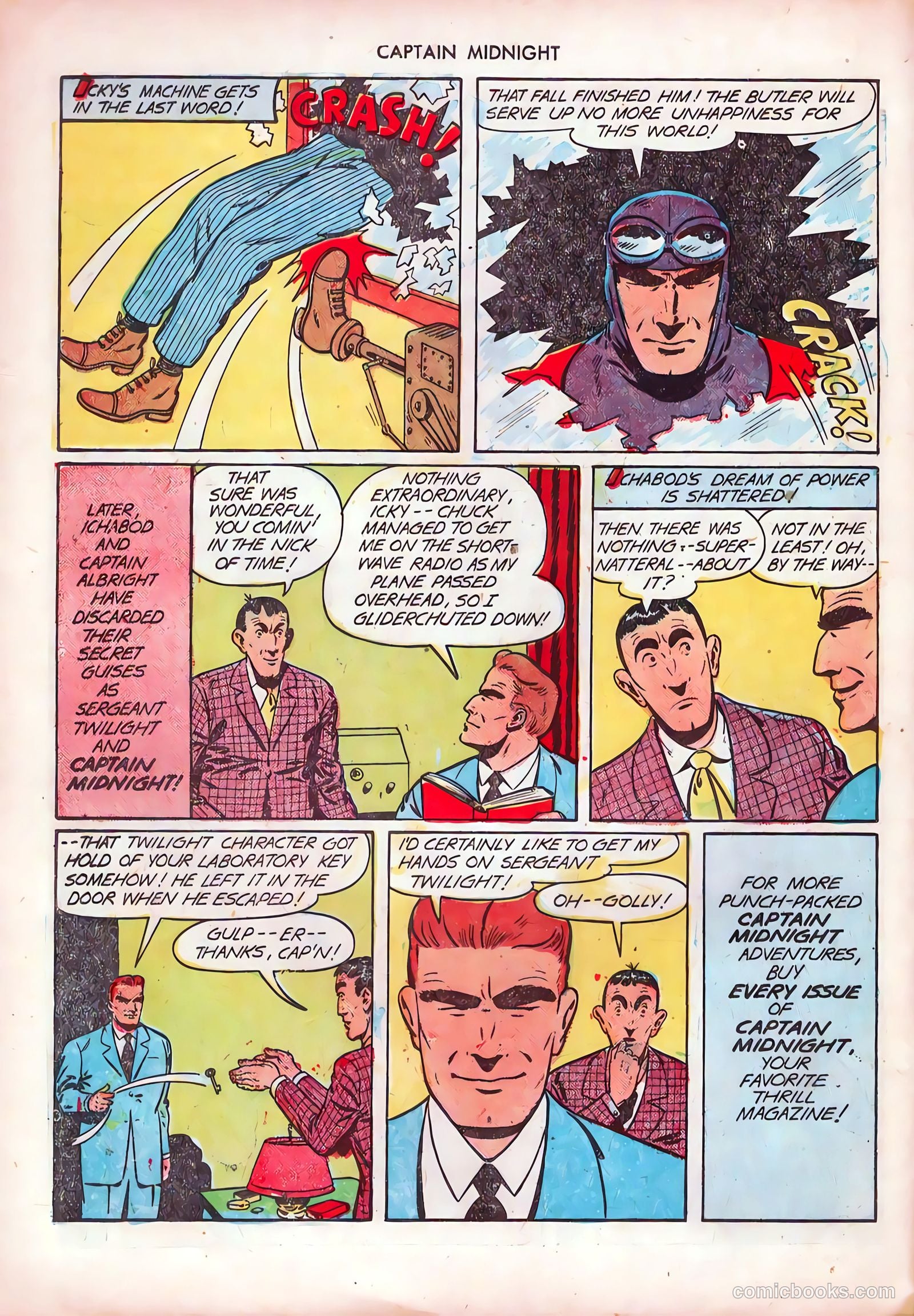 Captain Midnight #16 — page 38 of 52